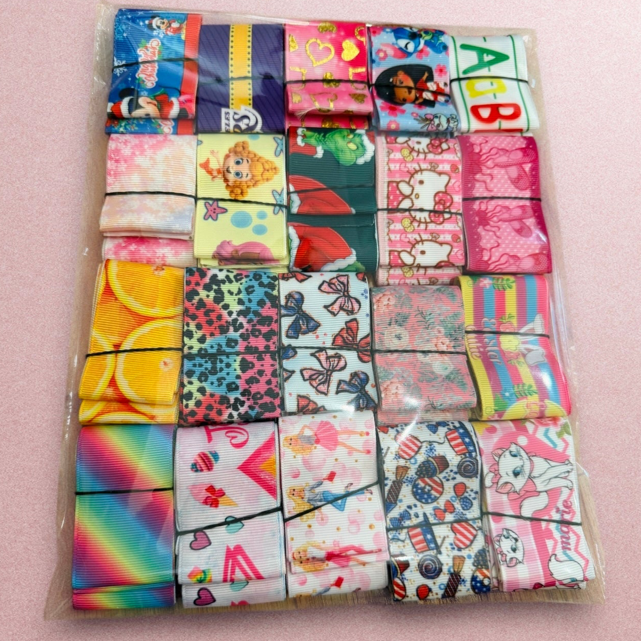 1 yard Each Ribbon Set (1.5 inch / 38mm Ribbon) ๐ 20 yards Total๐