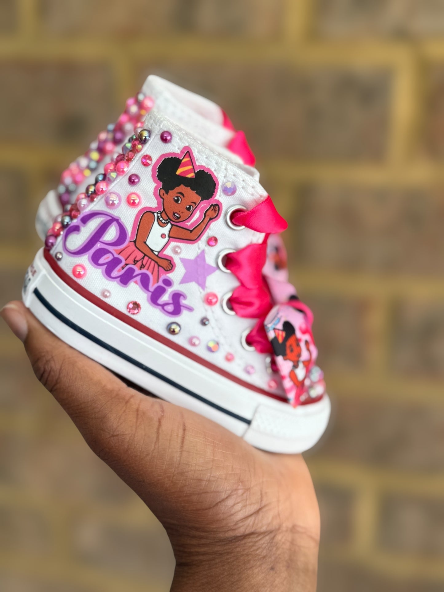 Gracie Corner Bling Converse Sneakers, Gracie corner Bling Sneakers, Gracie corner sneakers
