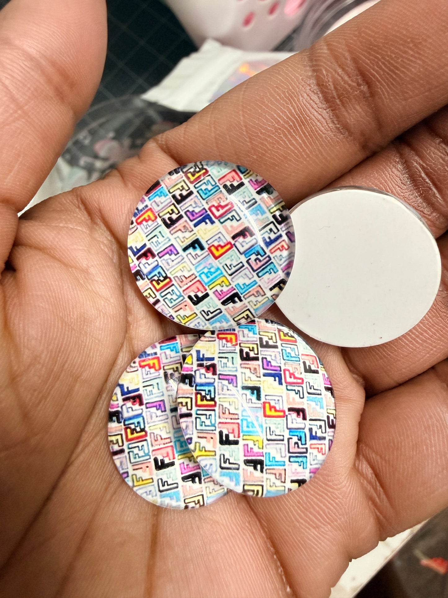 Glass Embellishments ( set of 4) (Copy)
