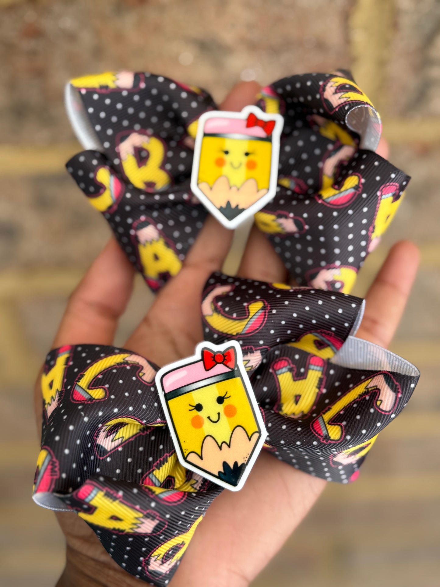 School Hair Clips-Hair clips-Back To School Hair Clips