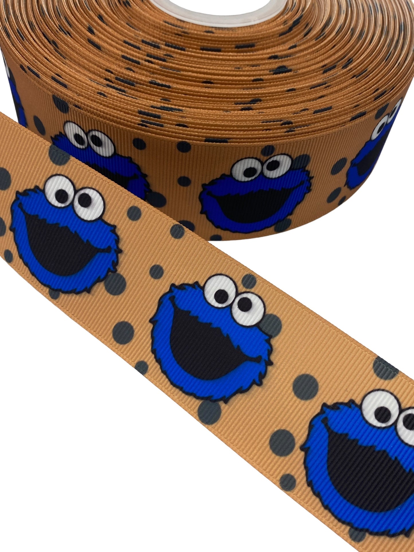 #C54 ( Cookie Monster Ribbon 38mm/1.5 Inch Ribbon) 🟢