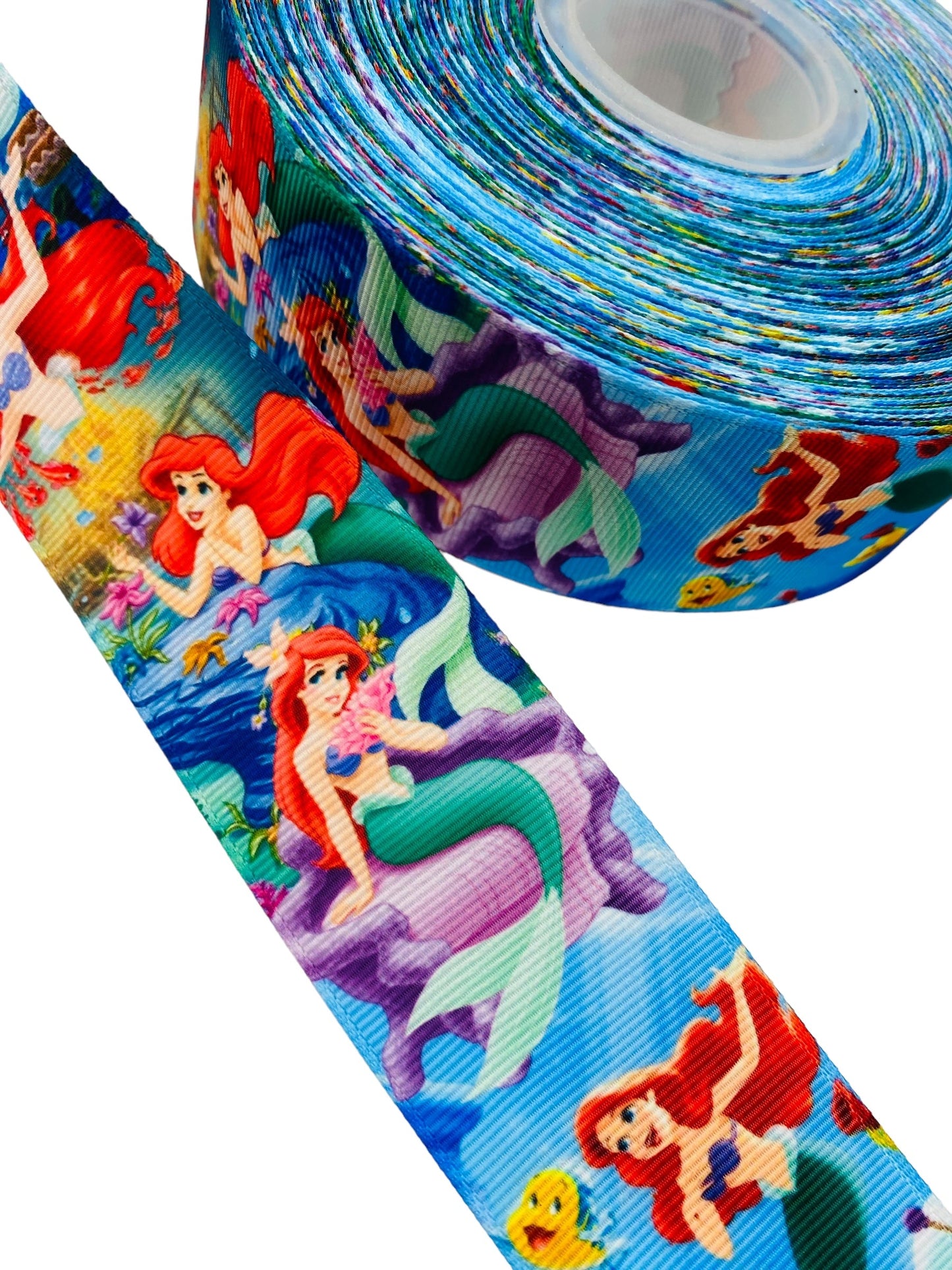 #C28 (Little Mermaid Ribbon 38mm/1.5 Inch Ribbon) 1 Yard 🟢