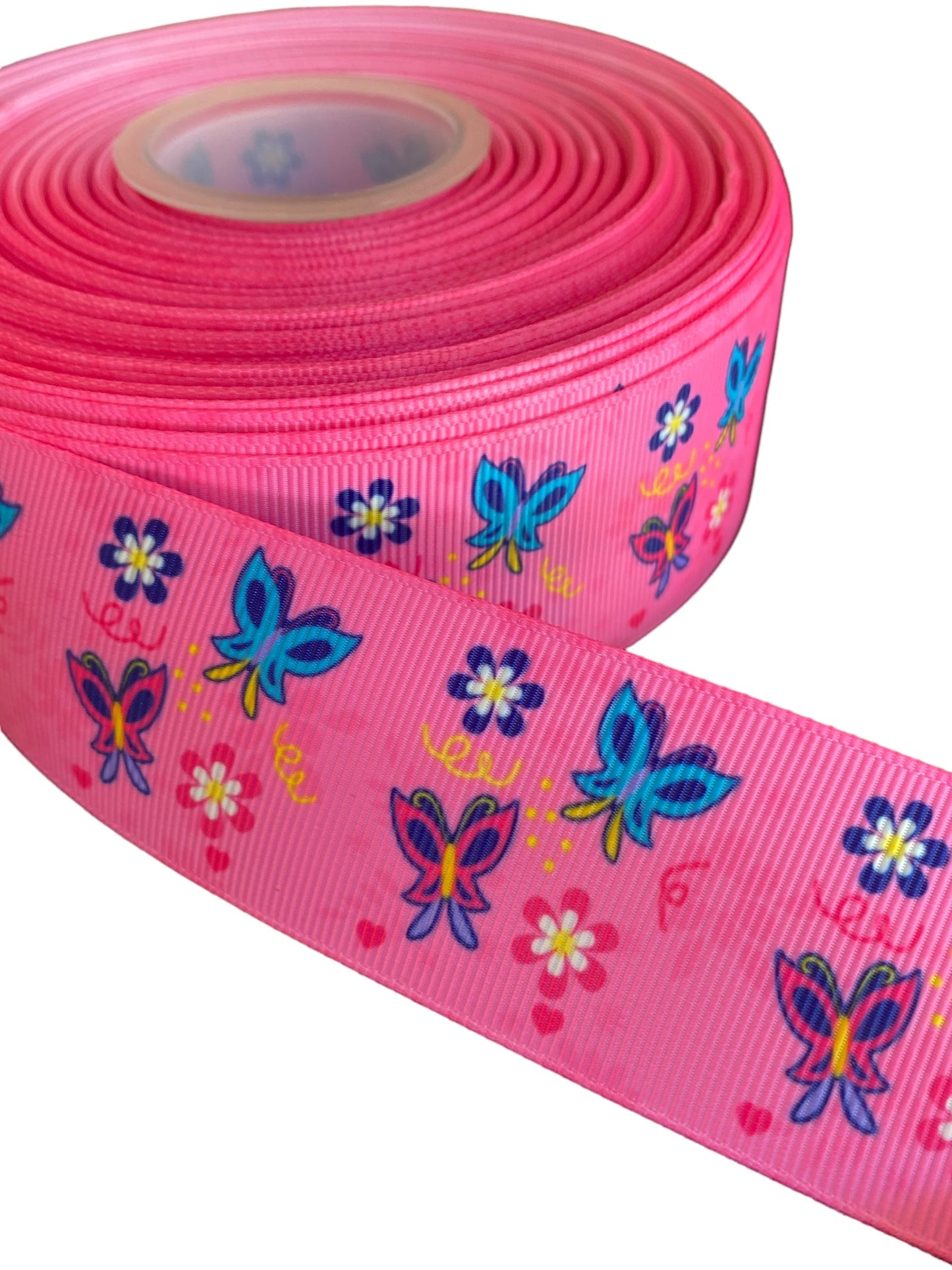 #C102 (Butterfly Ribbon (38mm /1.5 inches) 1 yard 🟢