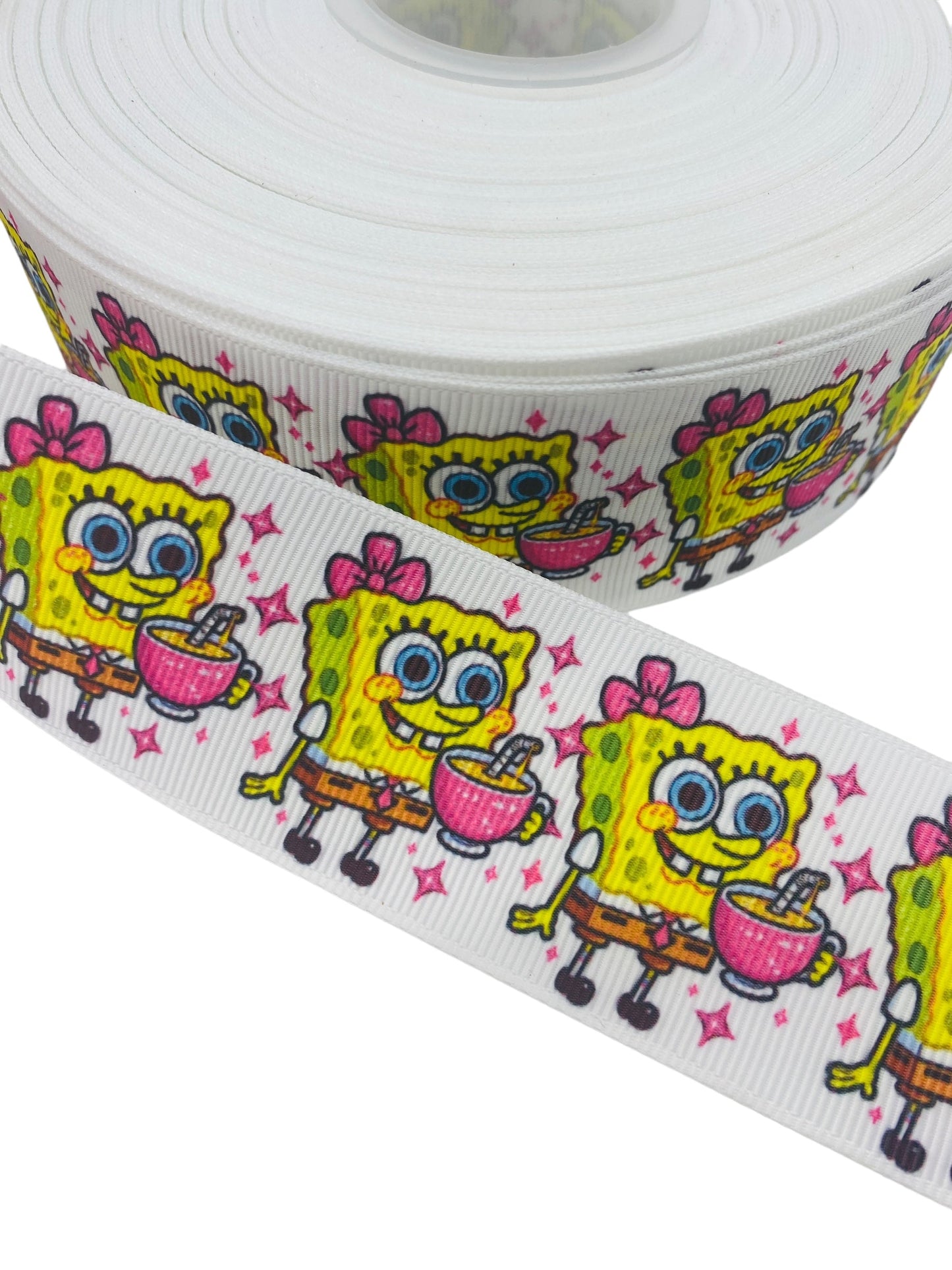#C23 (Sponge Bob Ribbon 38mm/ 1.5 Inch Ribbon) 🟢