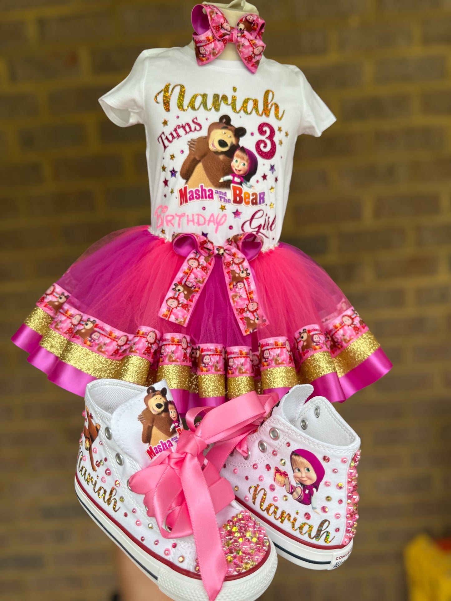 Marsha and The Bear Tutu Outfit