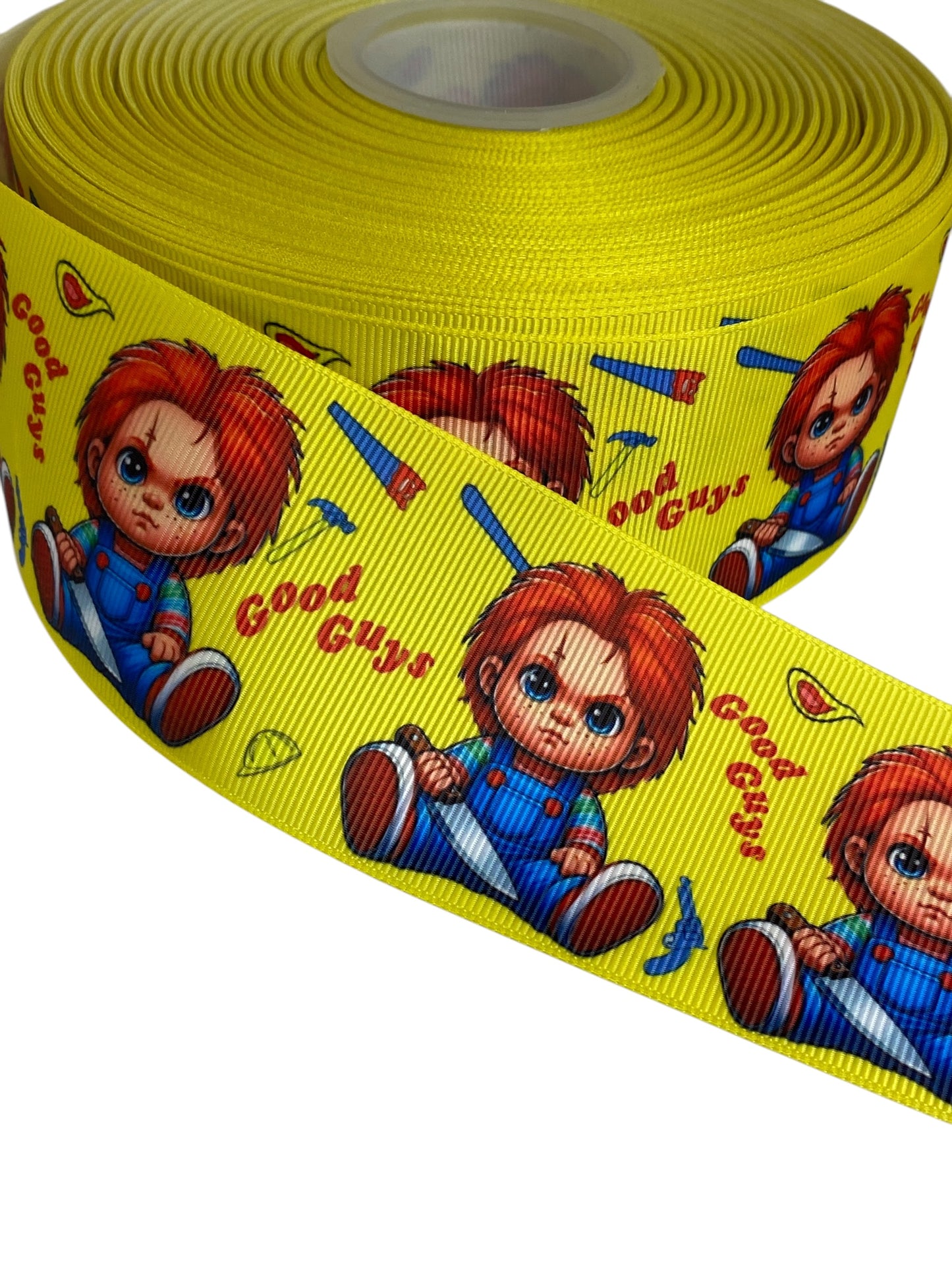 #C264 (2 Inch / 50m Ribbon, chuky Doll Ribbon 🟣 (1 Yard)