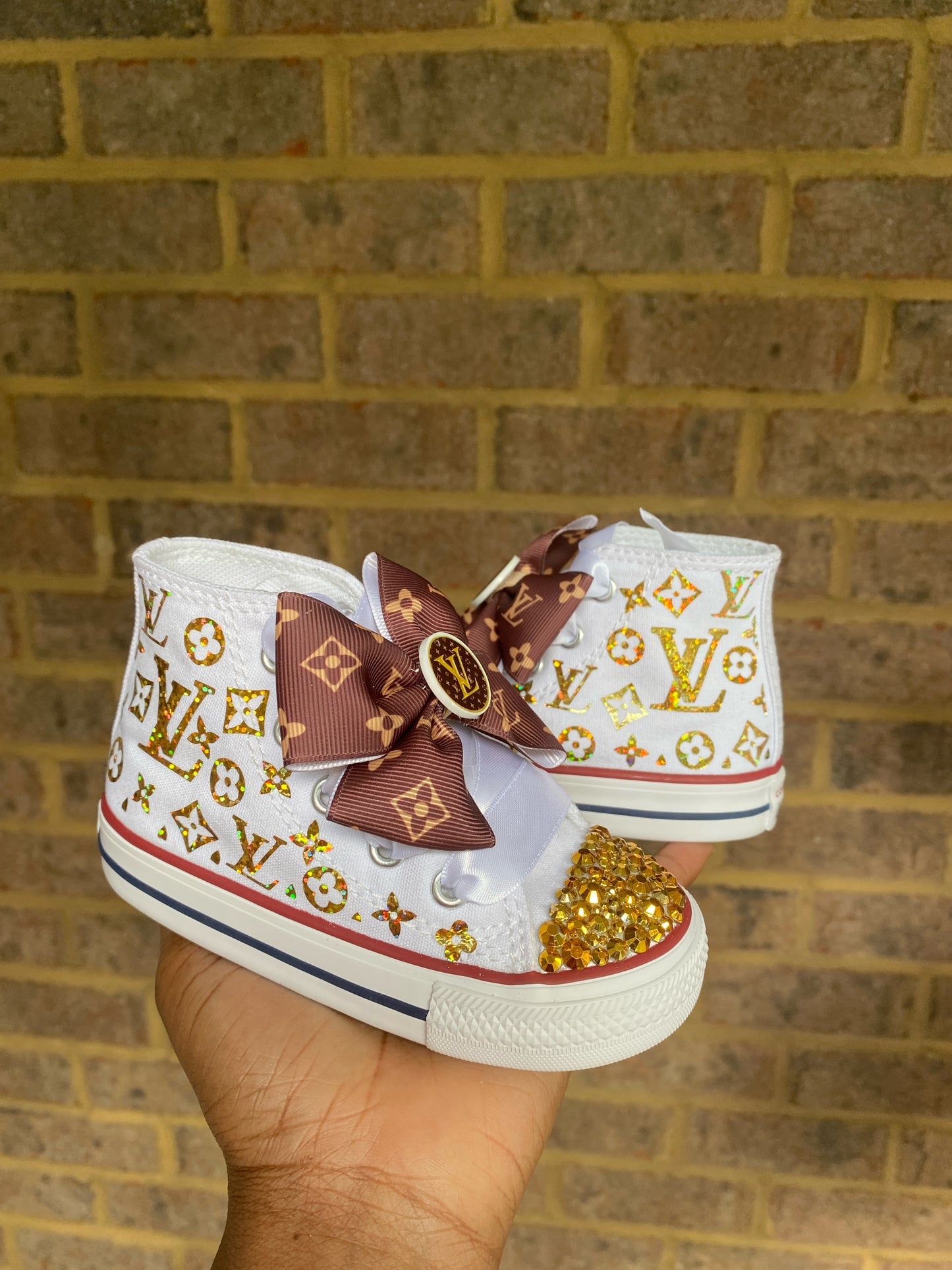 L V Designer Tutu outfit with Matching Shoes