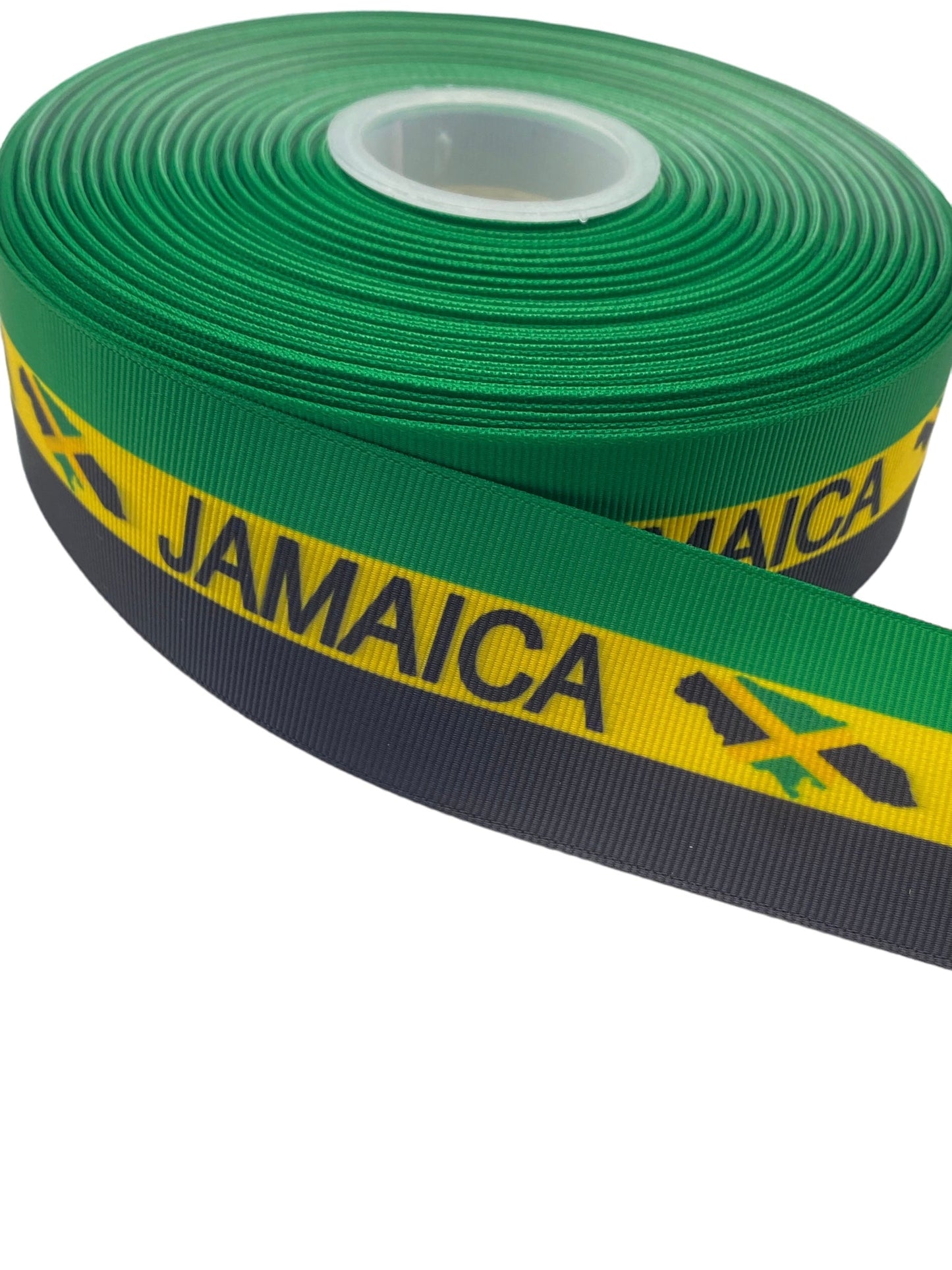 #C76 (38mm / 1.5 inch Ribbon, Jamaica 🇯🇲 Ribbon (1 Yard) 🟢