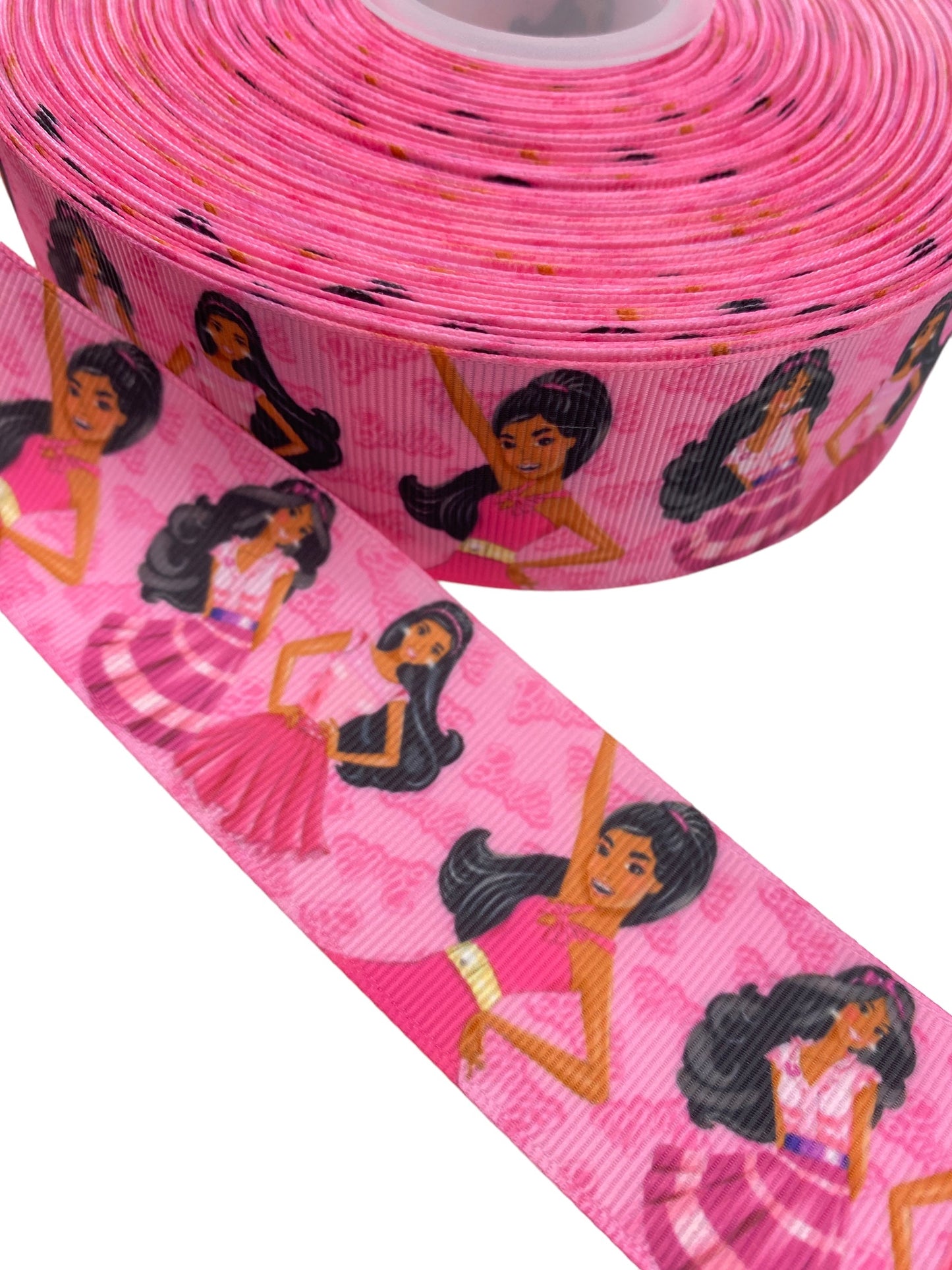 #C5 (38mm / 1.5 inch Ribbon, Black Barbie Girl Ribbon 🟢