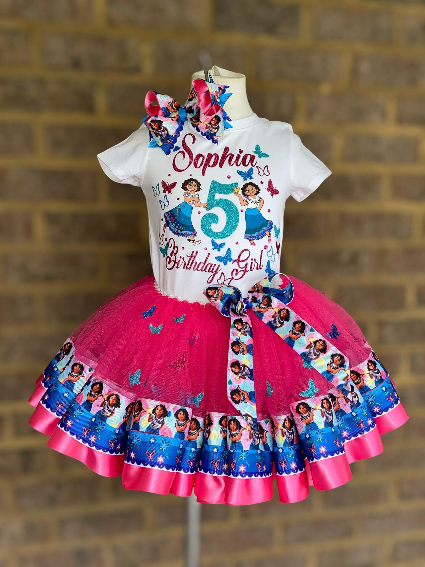 Encanto Tutu Outfit Encanto Birthday tutu set Mirabelle tutu