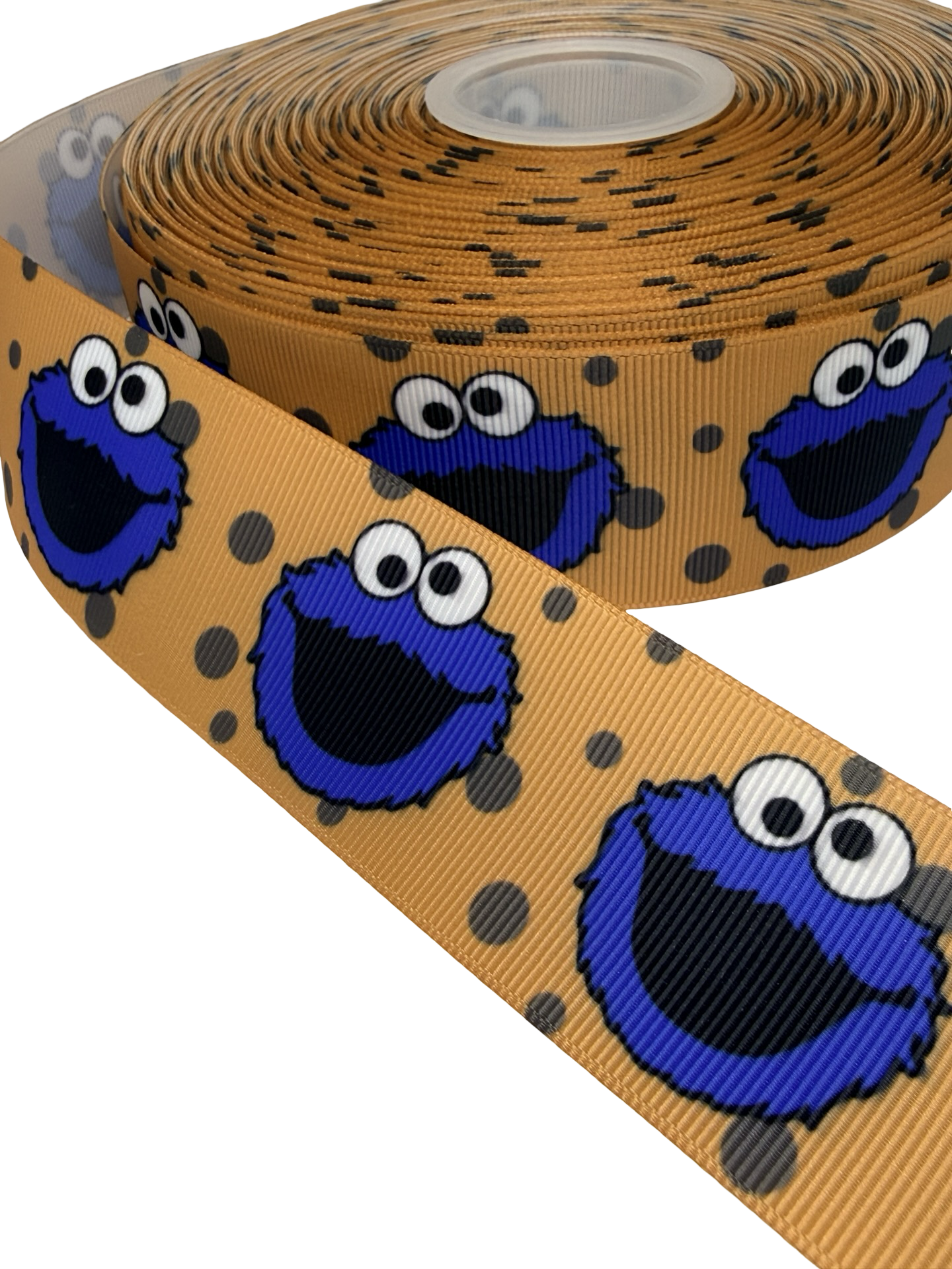 Cookie Monster Ribbon 🟢 1.5 inch Cookie Monster ribbon