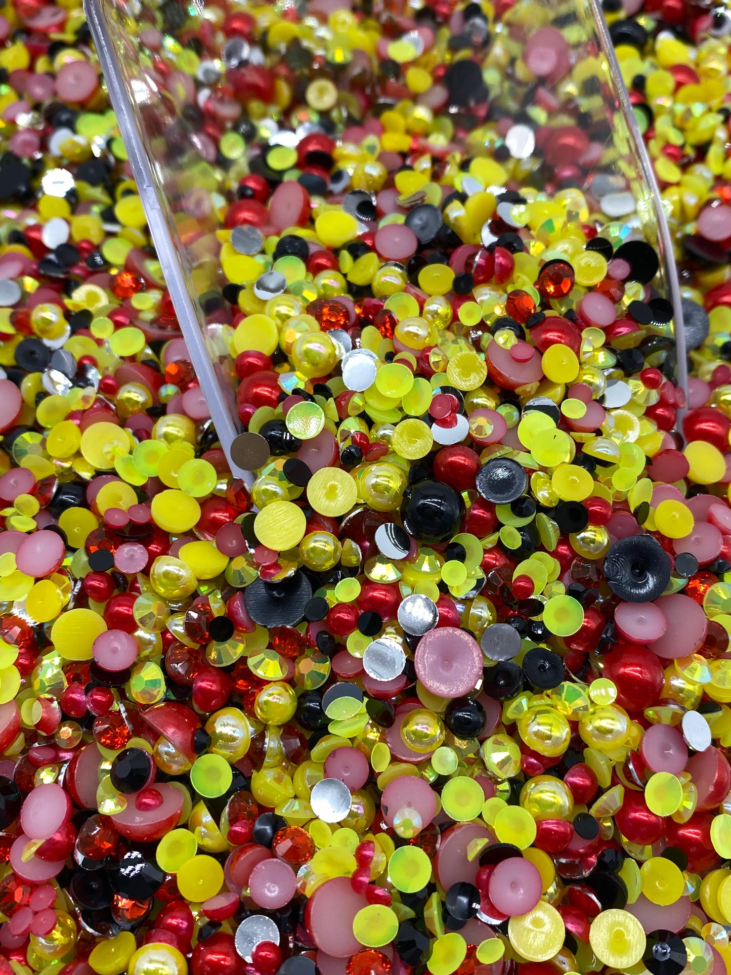 Mickey Mouse Rhinestones & Pearl Mix ( 10 Gram )