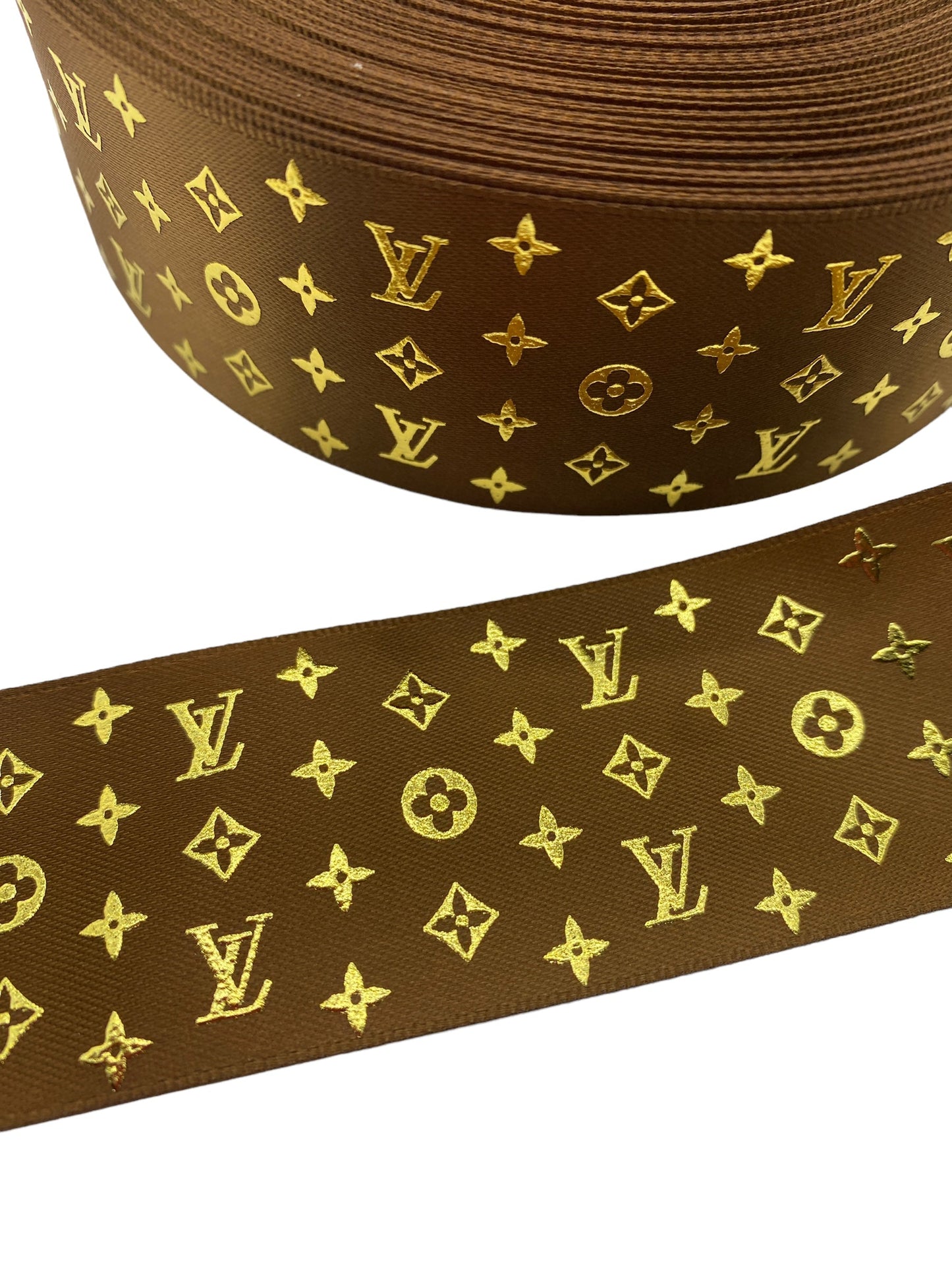 #140 (Designer Satin Ribbon, 38mm/1.5 inches) Foil ribbon