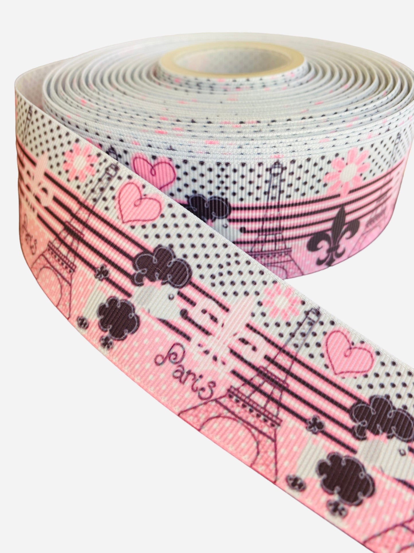 #C111 (Paris Ribbon (38mm /1.5 inches) 1 yard 🟢
