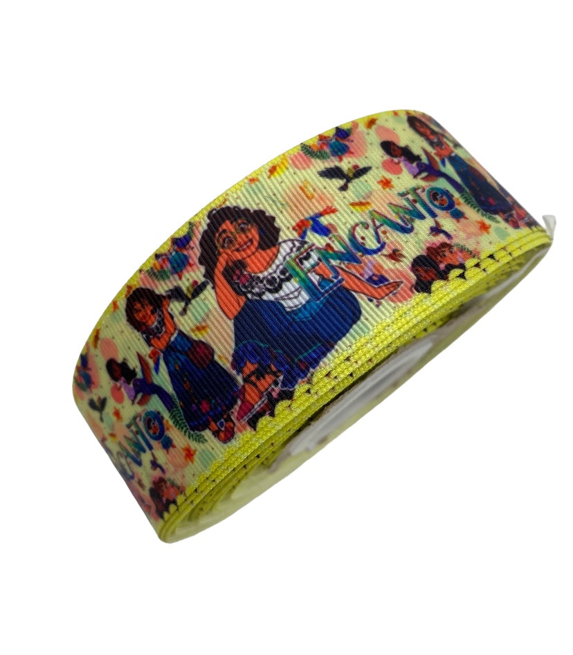 #C117 ( Encanto Ribbon (38mm /1.5 inches) 1 yard 🟢