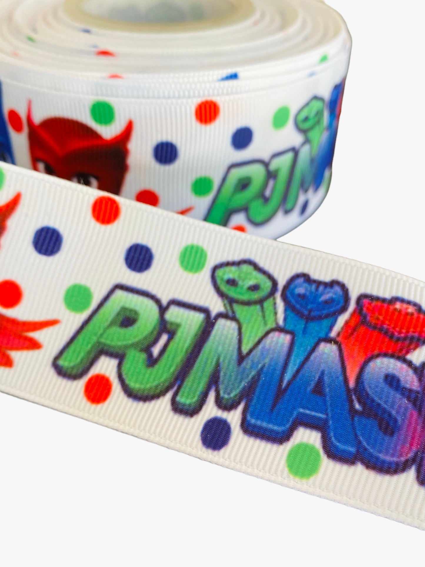 #C94 (PJ Mask Ribbon (38mm /1.5 inches) 🟢