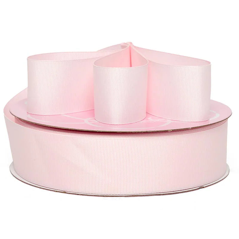 ๐ 3 Yards ๐ 1.5inch/38mm Lit Pink Solid Color Grosgrain Ribbon