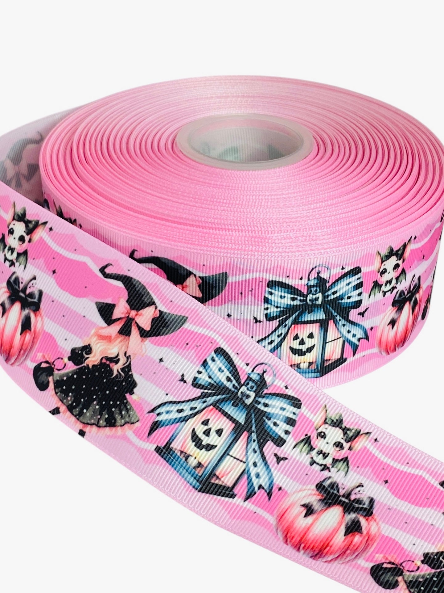 2 Inch Ribbon, Halloween Ribbon 🟣 (1 Yard)