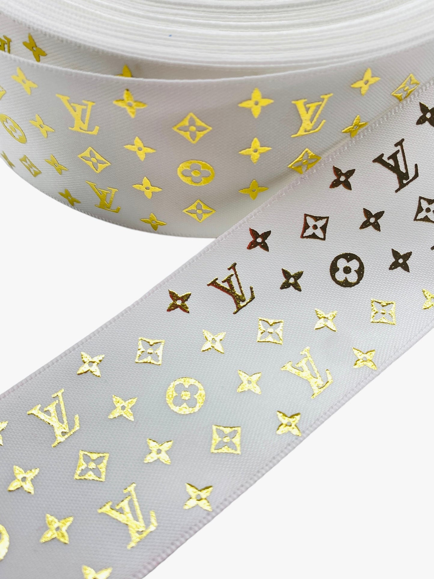 #140 (Designer Satin Ribbon, 38mm/1.5 inches) Foil ribbon