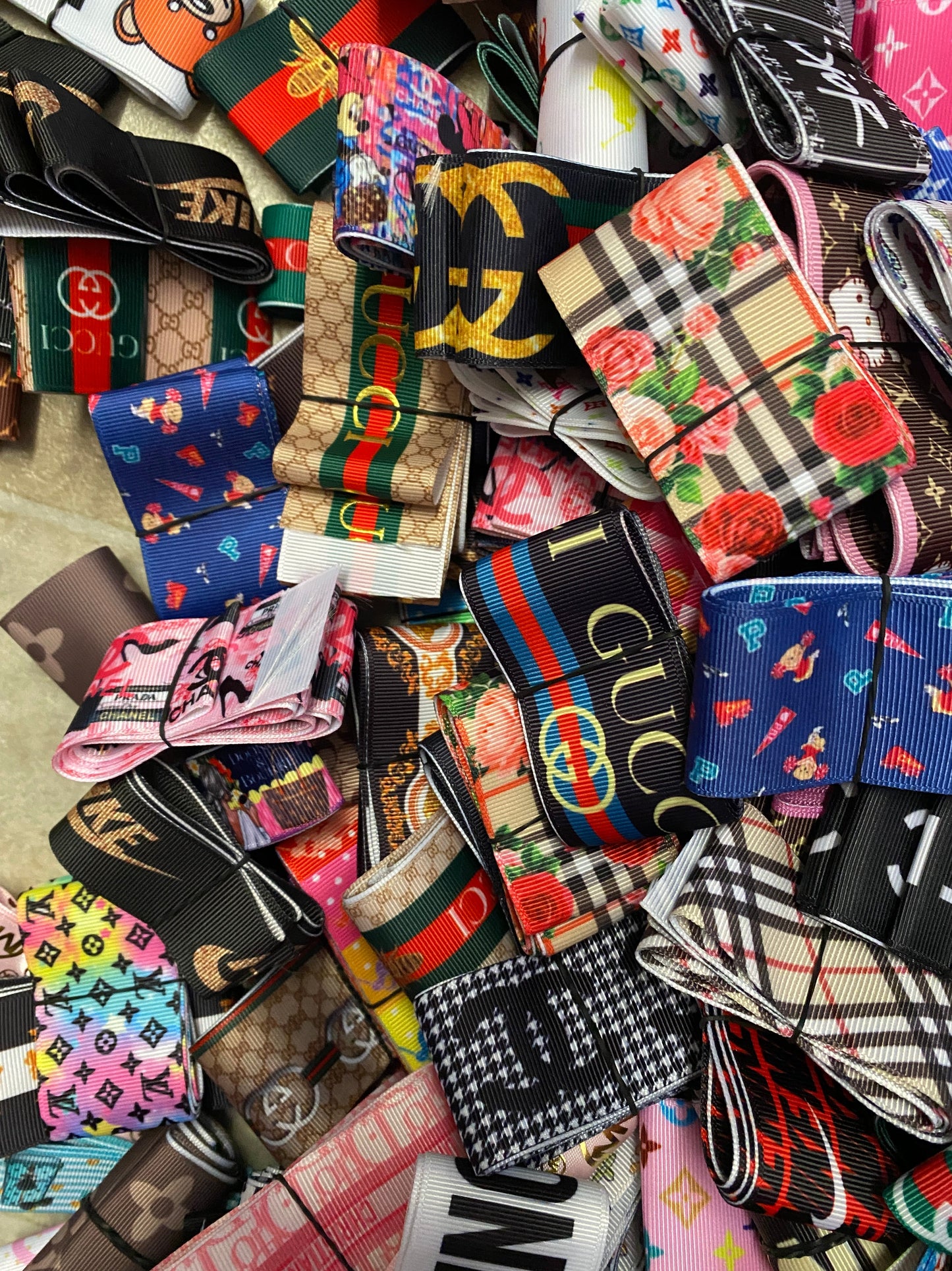 Designer Ribbons ONLY (30 Yards) Random designs