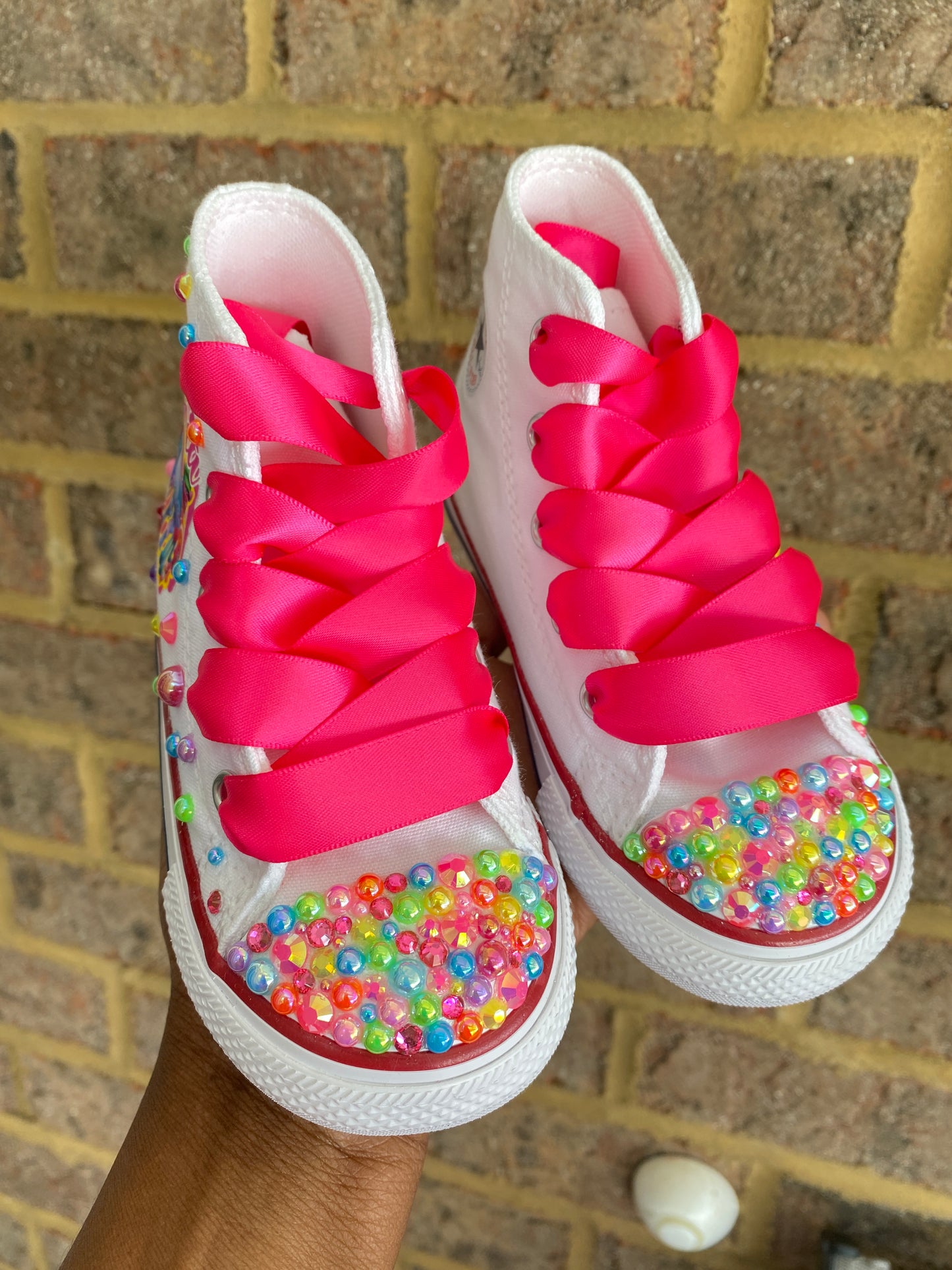 Troll Bling Converse Sneakers, troll sneakers, Blink personalize troll sneakers