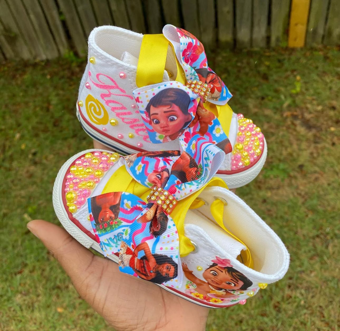 Moana Bling Converse Sneakers