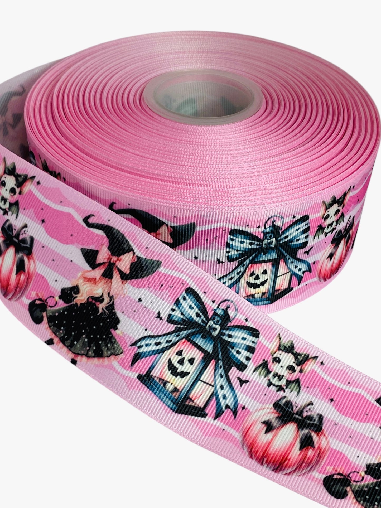 2 Inch Ribbon, Halloween Ribbon 🟣 (1 Yard)