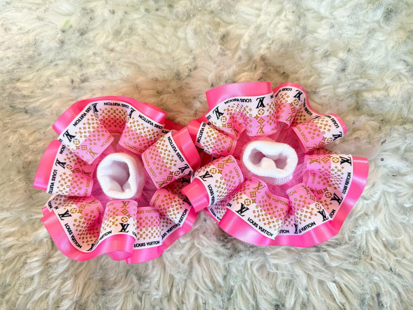 Designer Tutu Outfit with matching Socks and Bow ( Read Description)