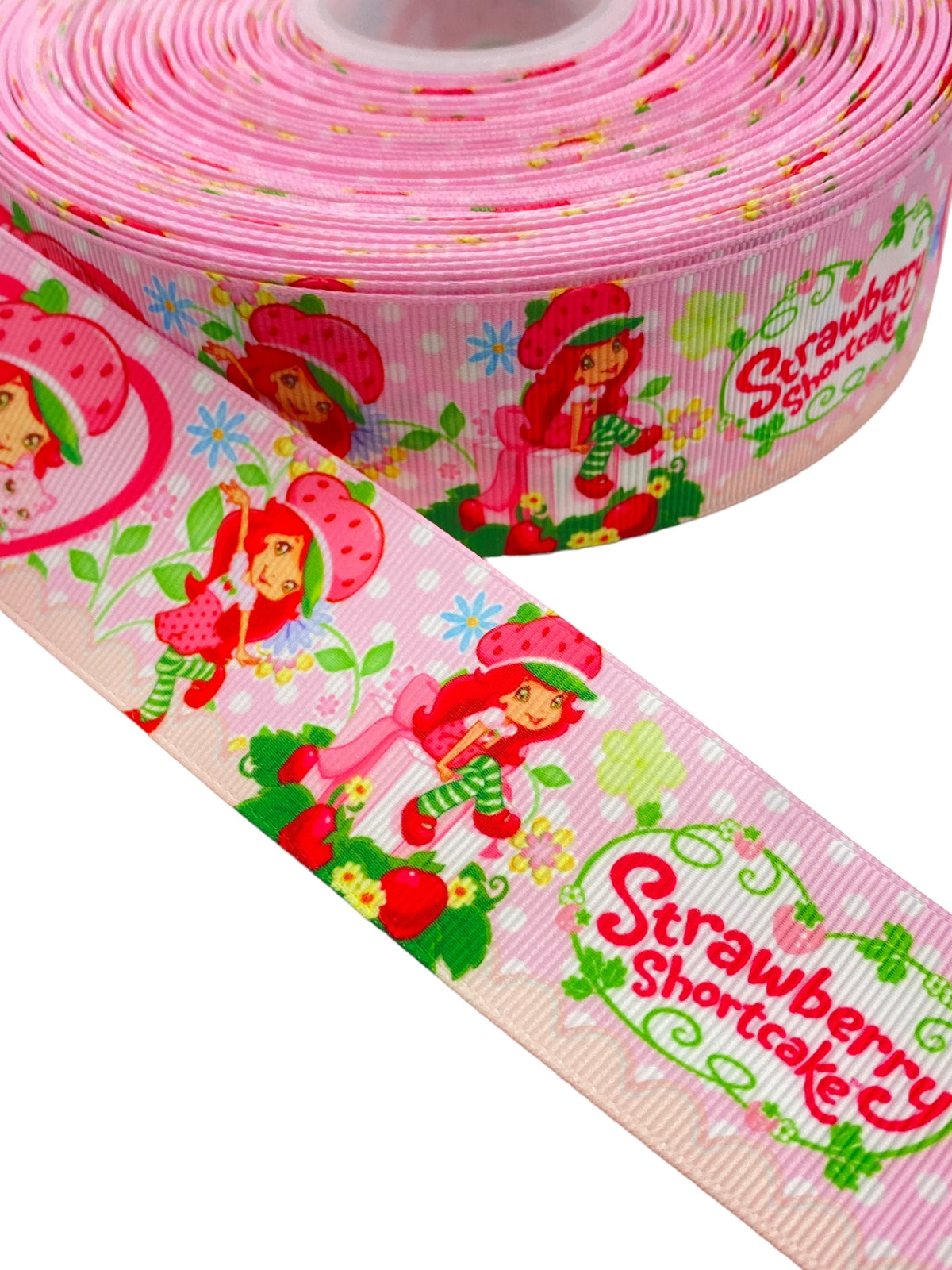 #C78 ( 38mm / 1.5 inch Ribbon, Strawberry Shortcake Ribbon (1 Yard) 🟢