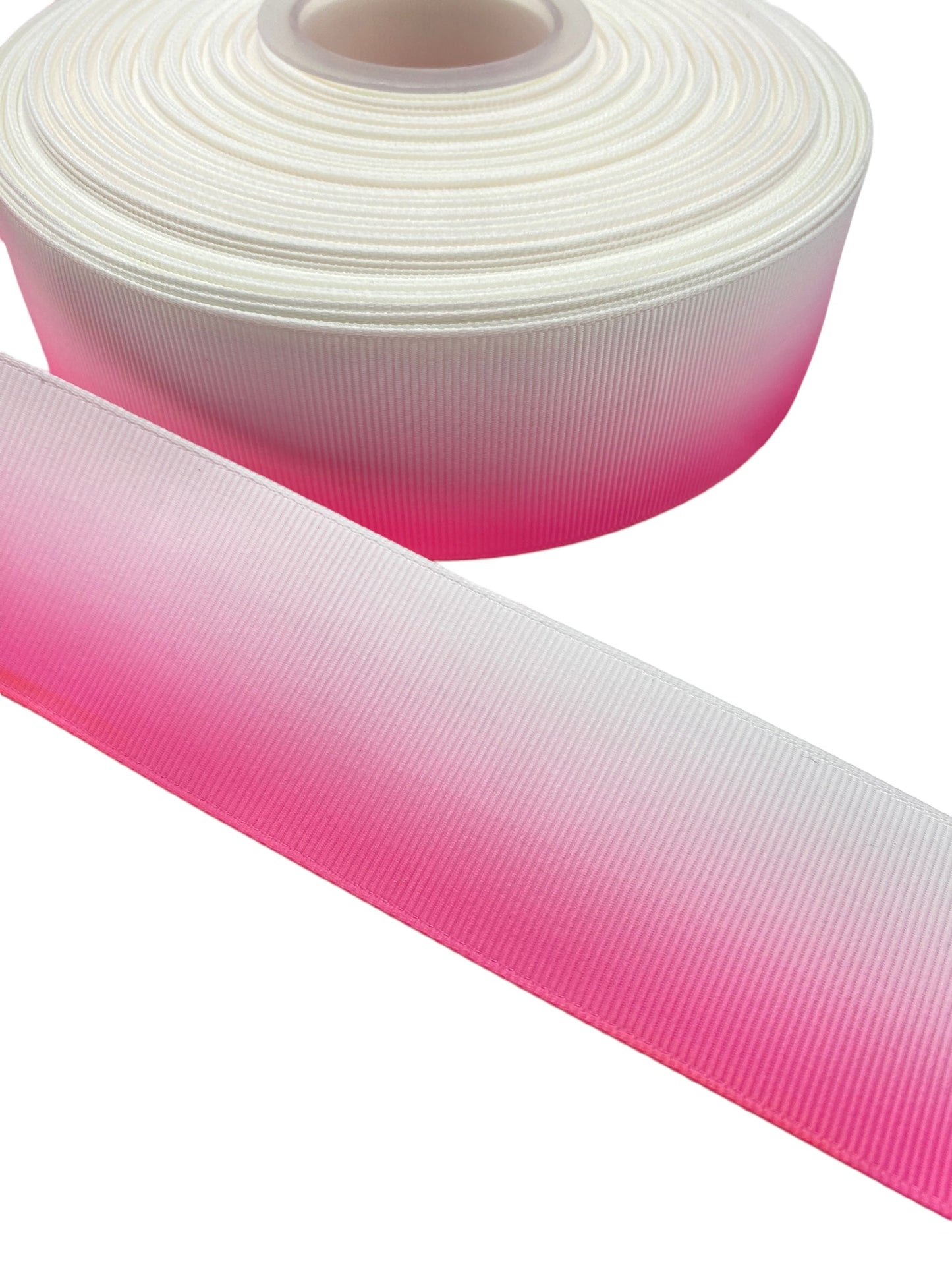 #C65 (Ombré Pink Grosgrain Ribbon) 38mm / 1.5 inch Ribbon 1 Yard 🟢