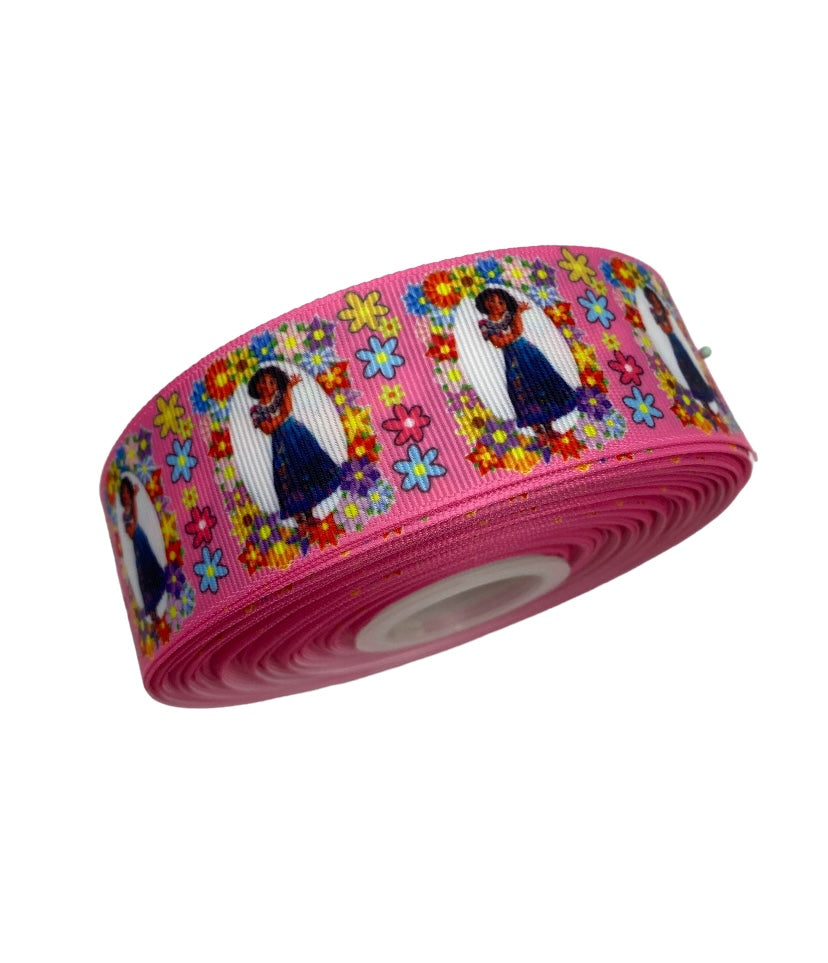 #C118 (Encanto Ribbon (38mm /1.5 inches) 1 yard 🟢