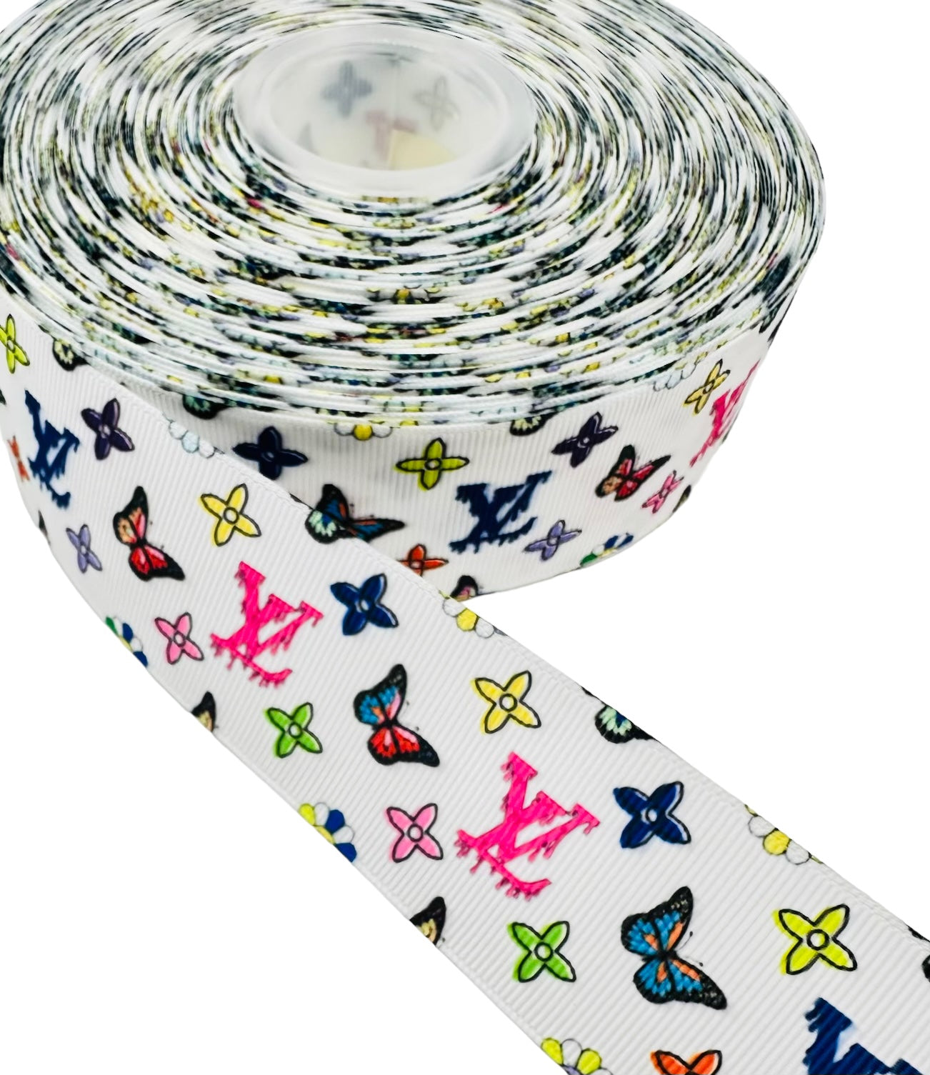 #119 (38mm / 1.5 inch Ribbon, Lv Brand Ribbon (1 Yard)