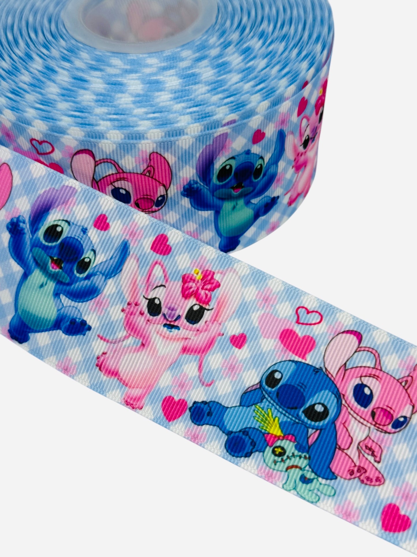 Stitch and Angle Ribbon (2 inch / 50mm) 🟣