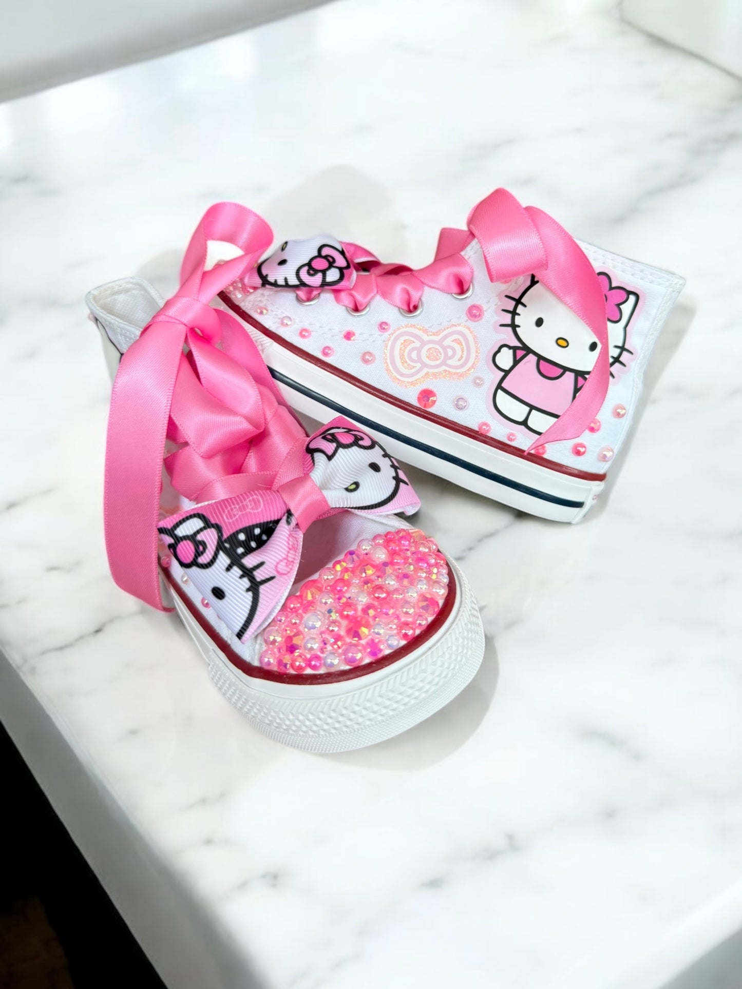 Hello Kitty Bling Converse Sneakers, Hello Kitty Bling sneakers