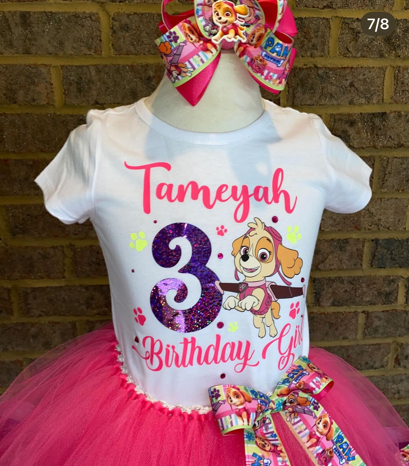 Paw Patrol Tutu Outfit Paw Patrol tutu set Paw Patrol Birthday
