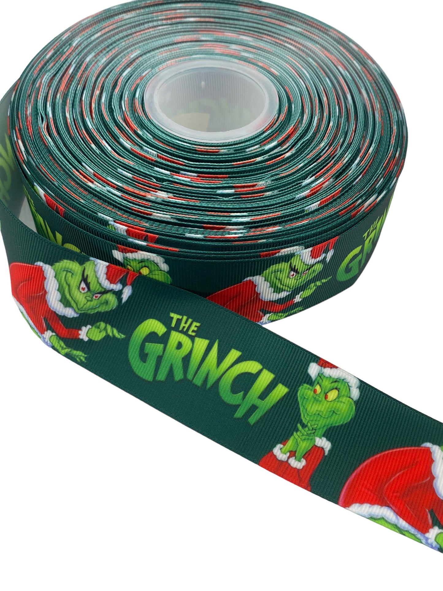 Christmas ribbon, Grinch Ribbon, 38mm/1.5 inches 🟢