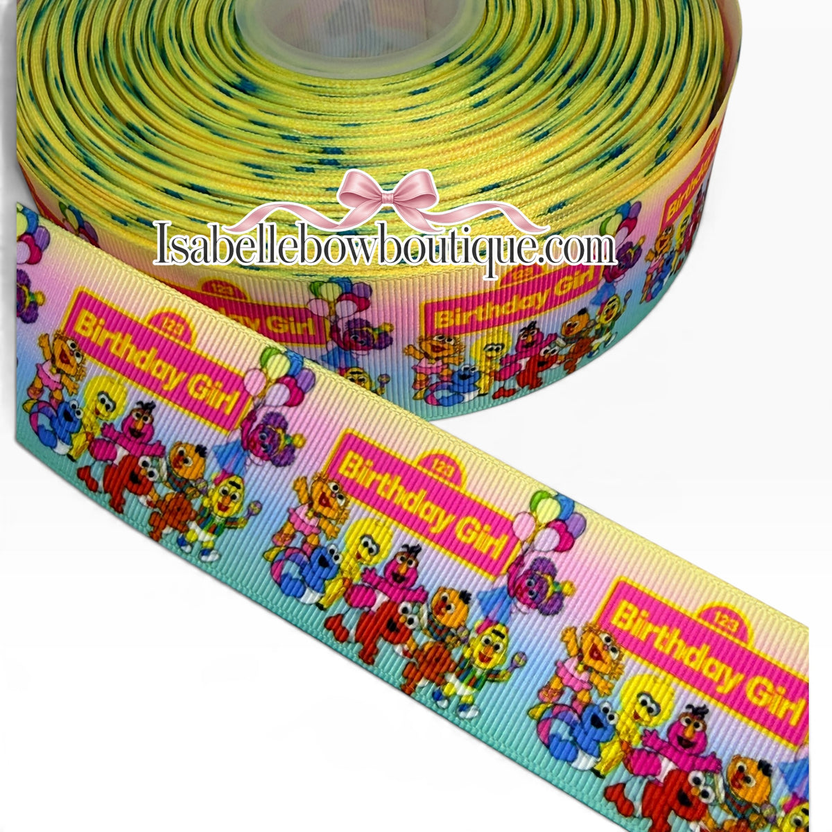 Sesame Street Ribbon | 1.5 inch Sesame Street Ribbon