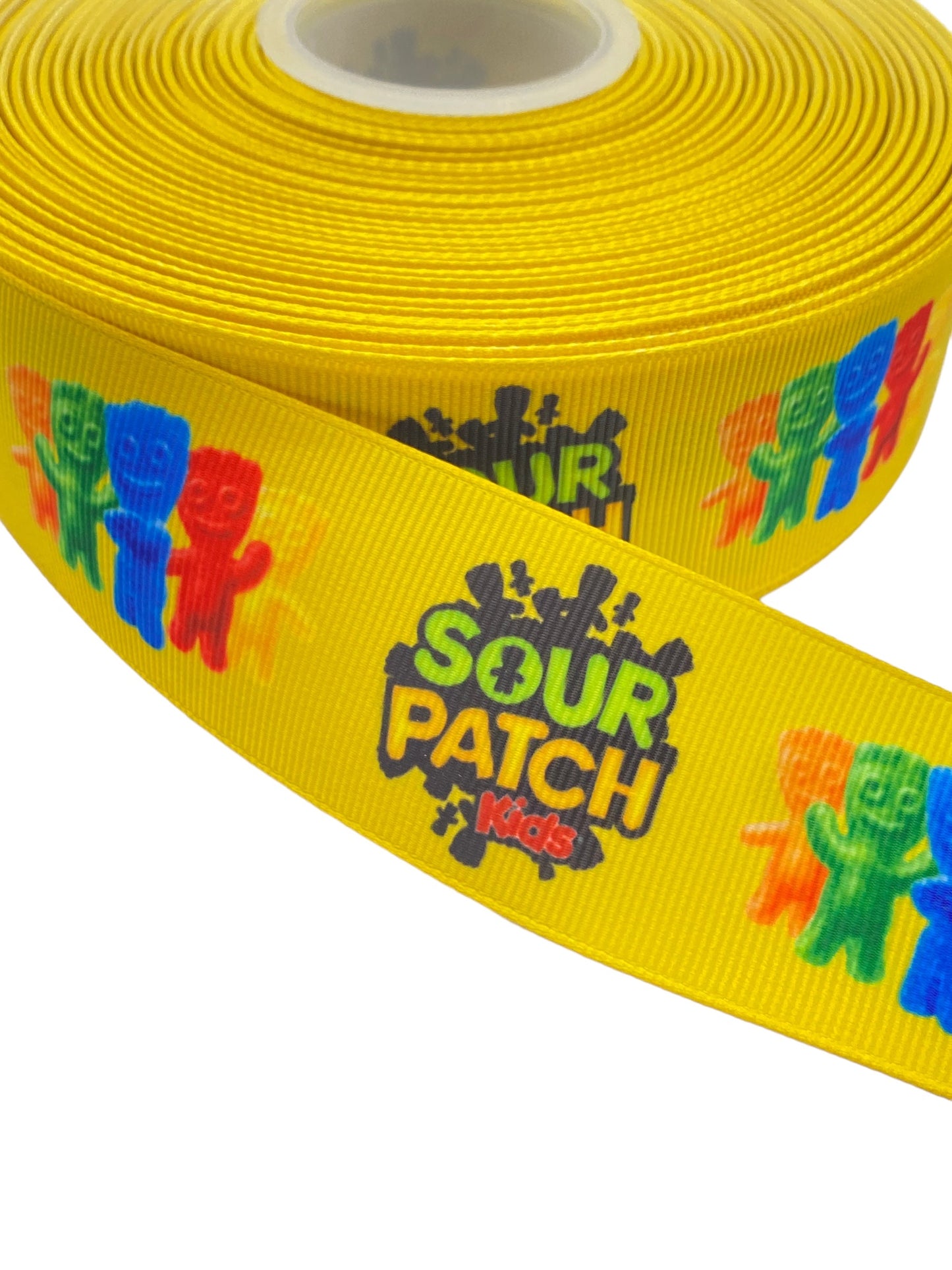#C71 c38mm / 1.5 inch Ribbon, Sour Patch Ribbon) 1 Yard 🟢