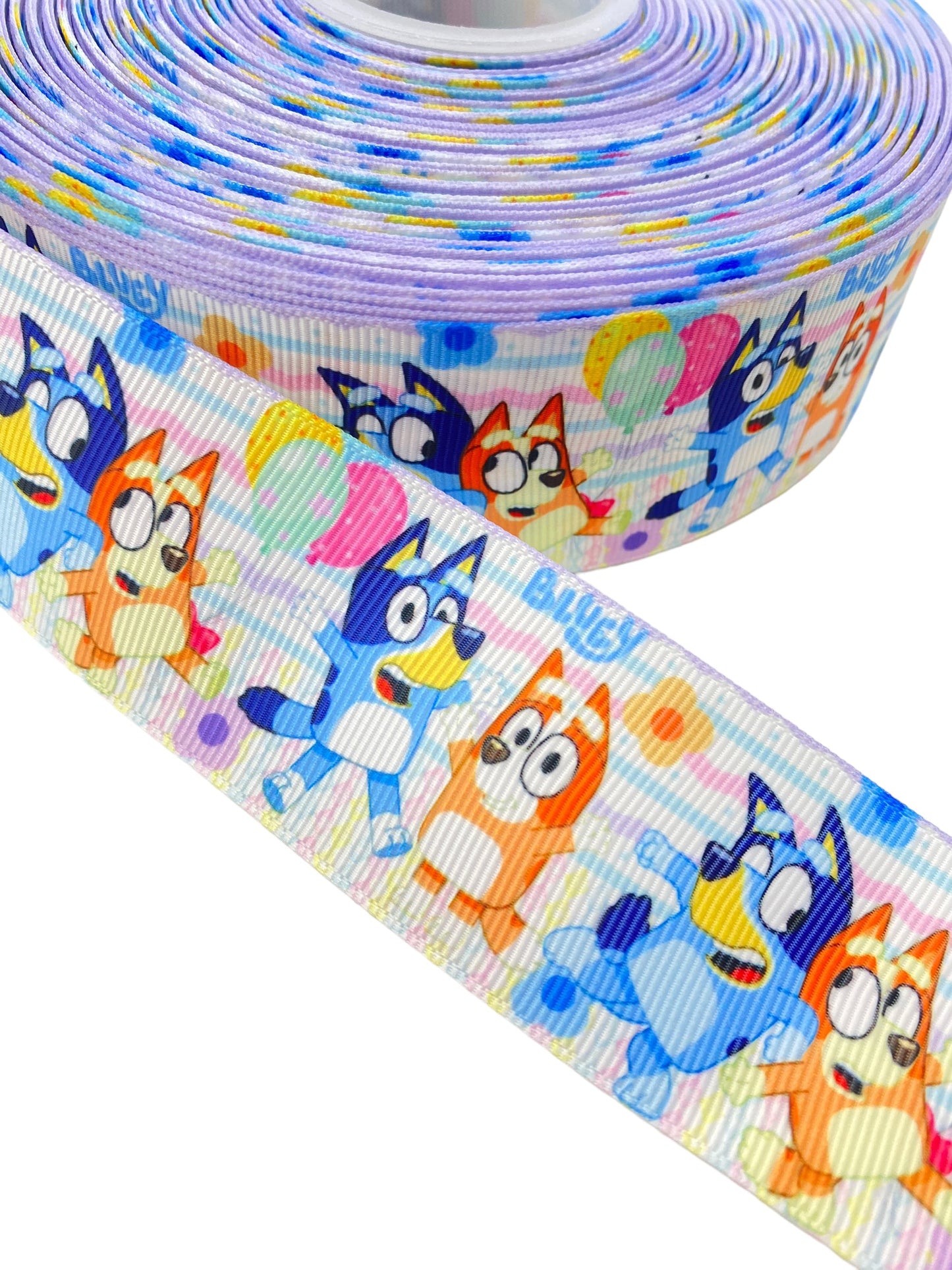 #C85 (38mm / 1.5 inch Ribbon, Bluey Ribbon (1 Yard) 🟢