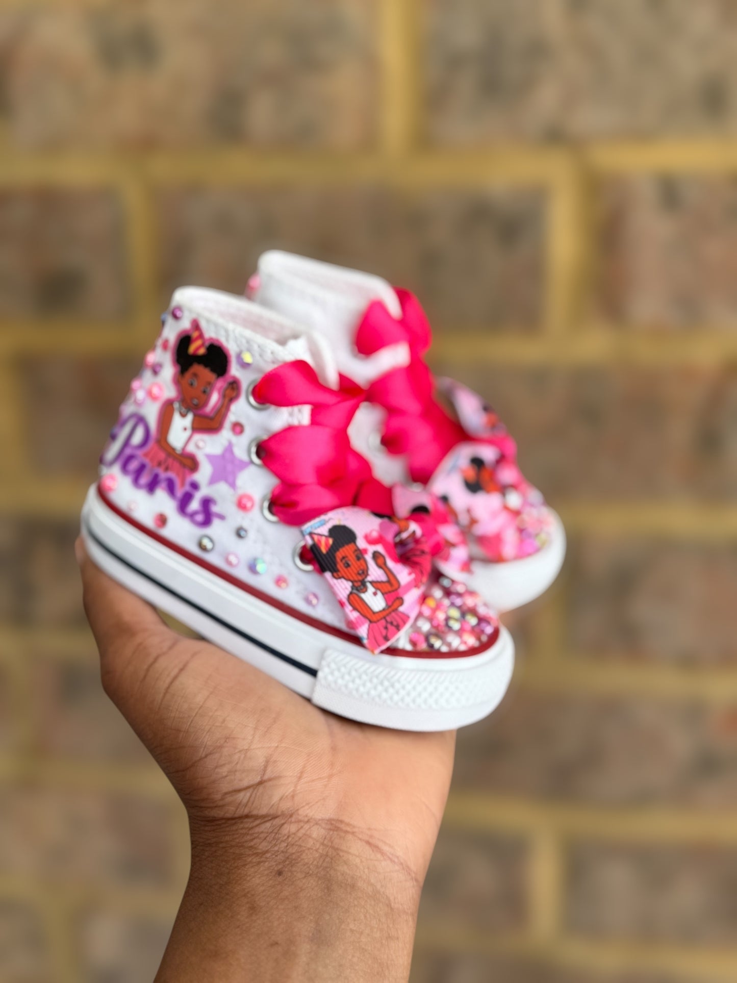 Gracie Corner Bling Converse Sneakers, Gracie corner Bling Sneakers, Gracie corner sneakers