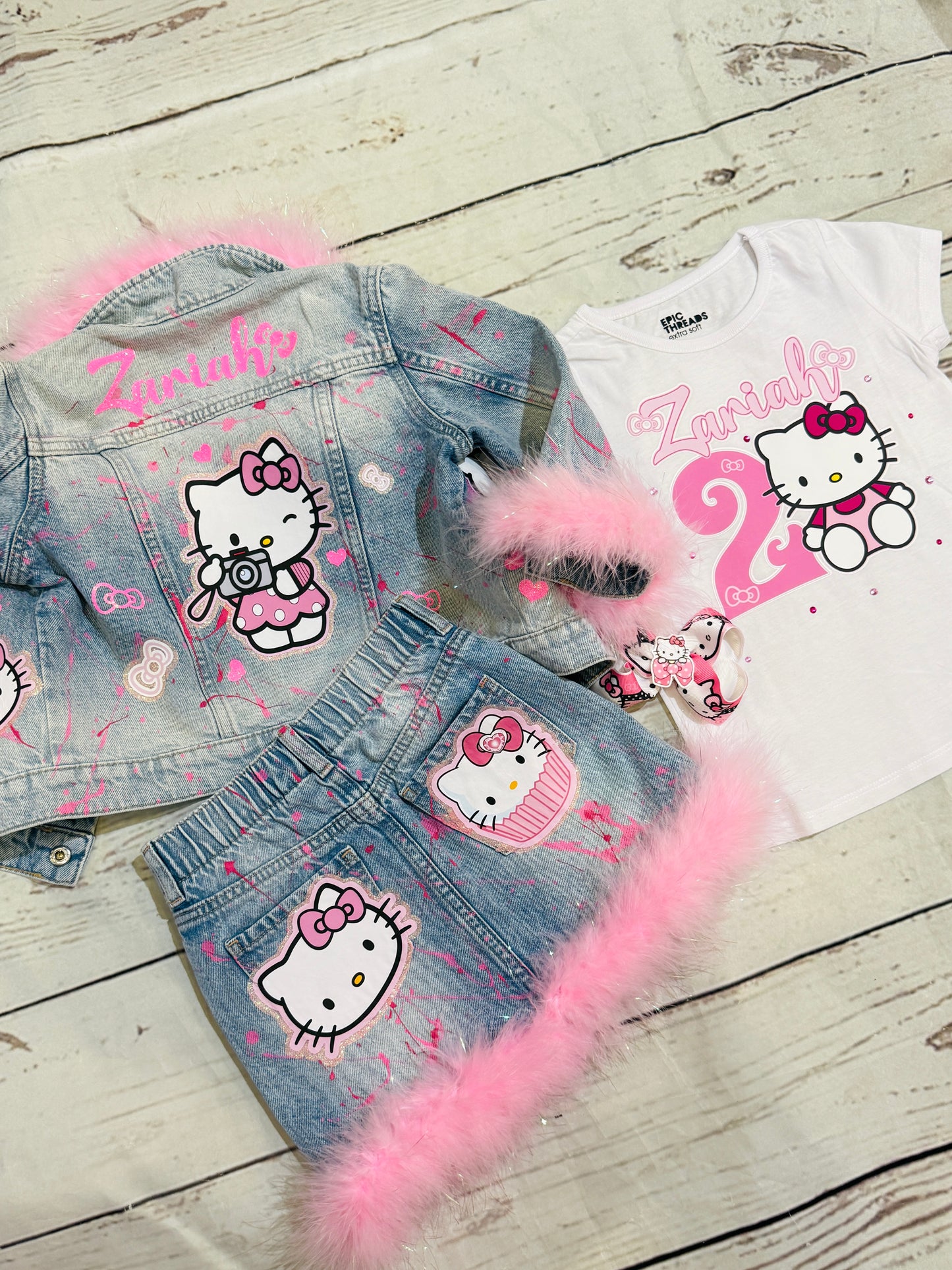 Hello Kitty Denim Outfit