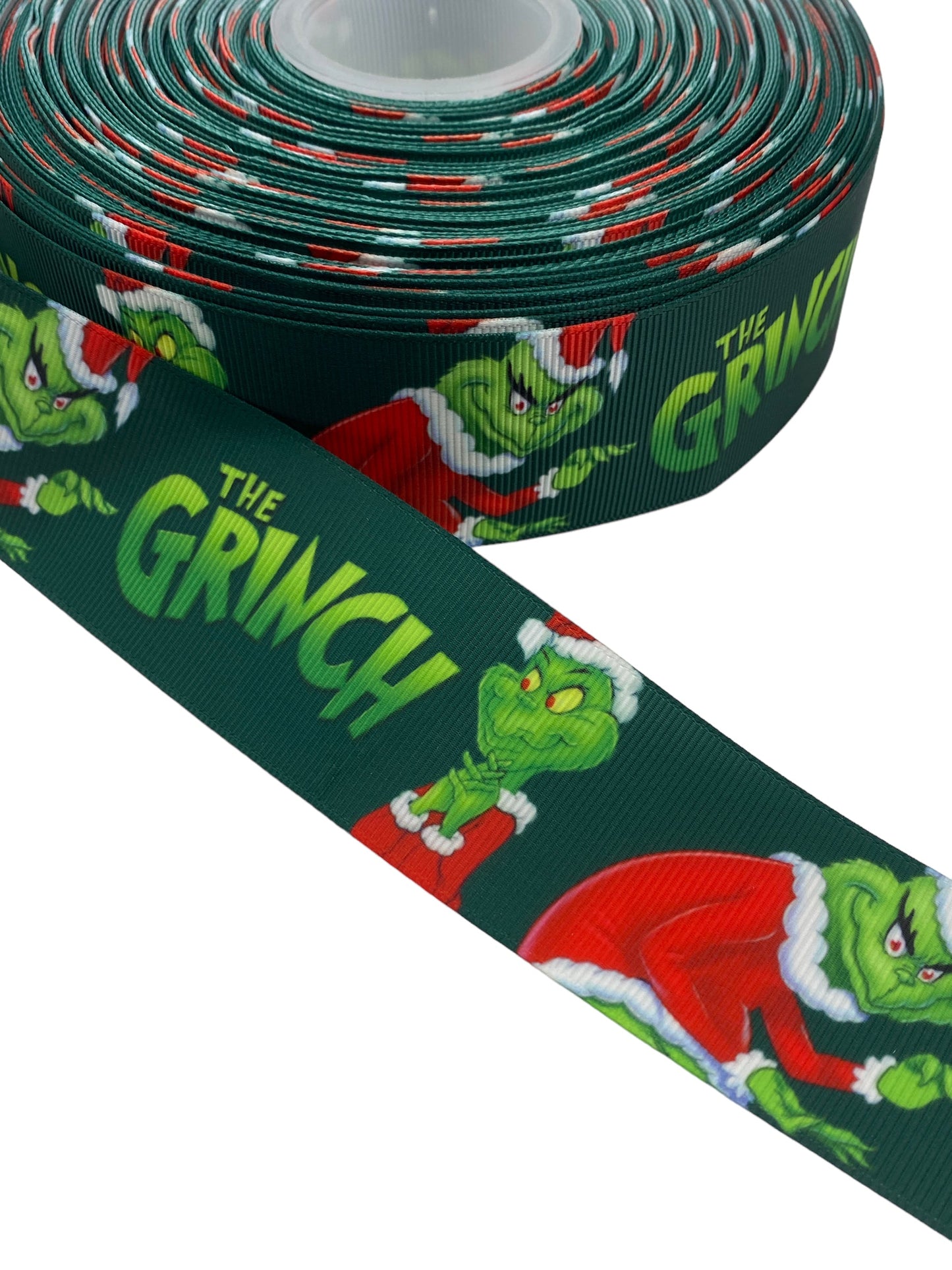 Christmas ribbon, Grinch Ribbon, 38mm/1.5 inches 🟢