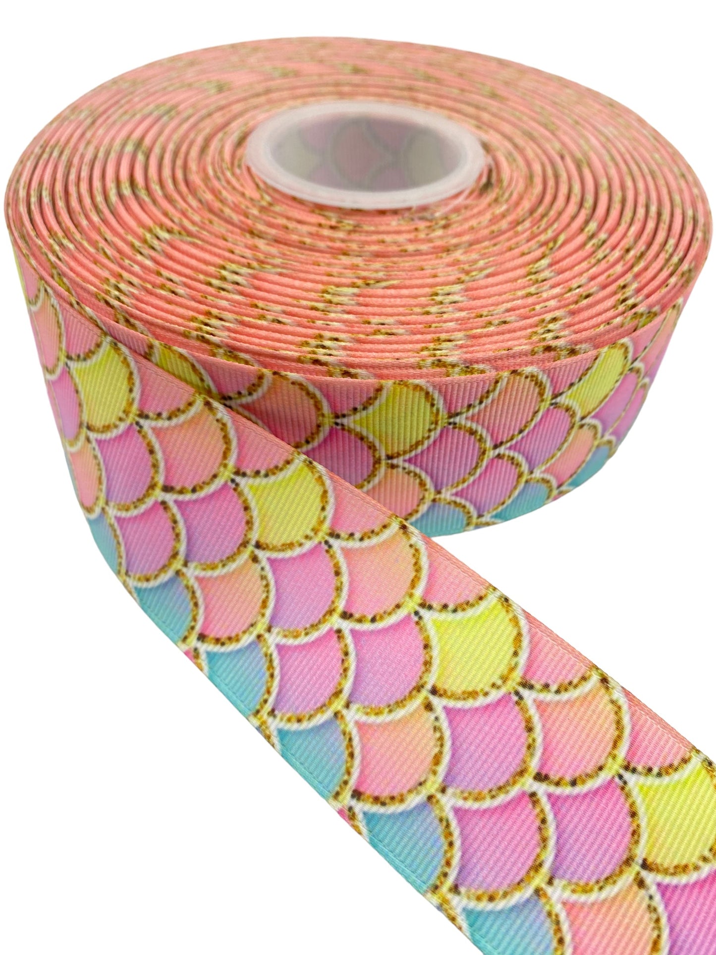 #C65 (38mm / 1.5 inch Ribbon, Mermaid Ribbon) 1 Yard 🟢