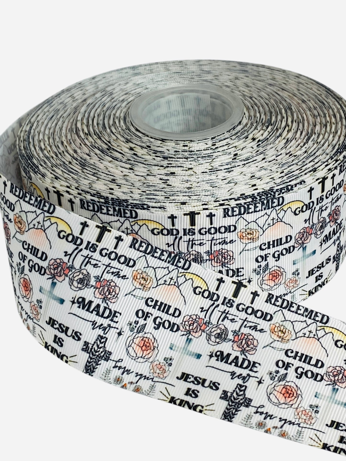 #C252 (2 Inch / 50mm Ribbon, Jesus Ribbon 🟣 (1 Yard)