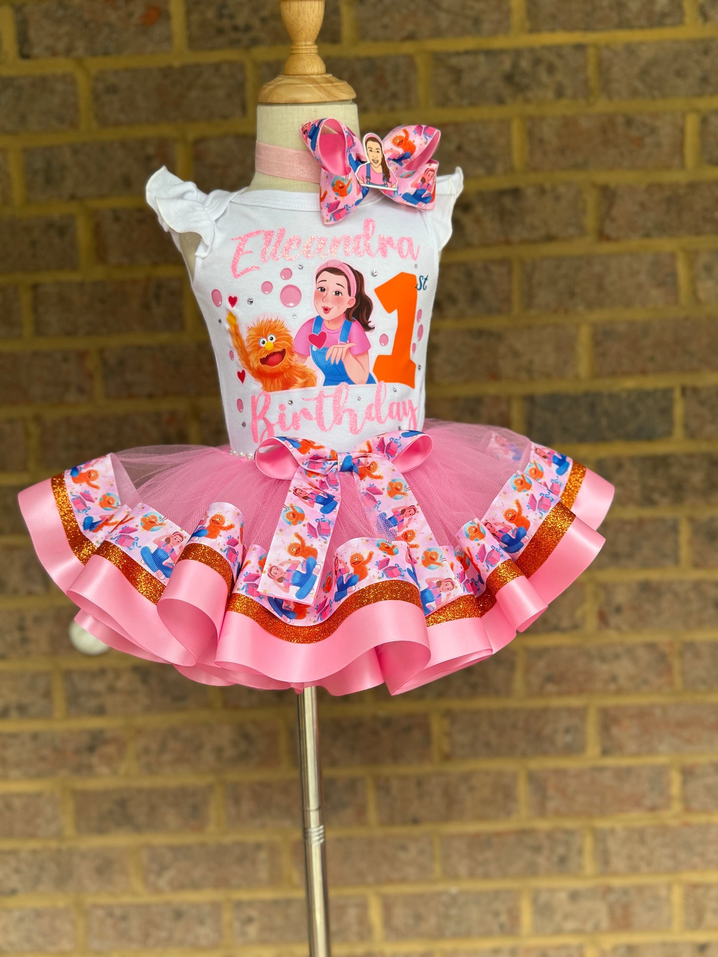 Ms Rachel Tutu outfit Ms Rachel Birthday tutu outfit Ms Rachel tutu set