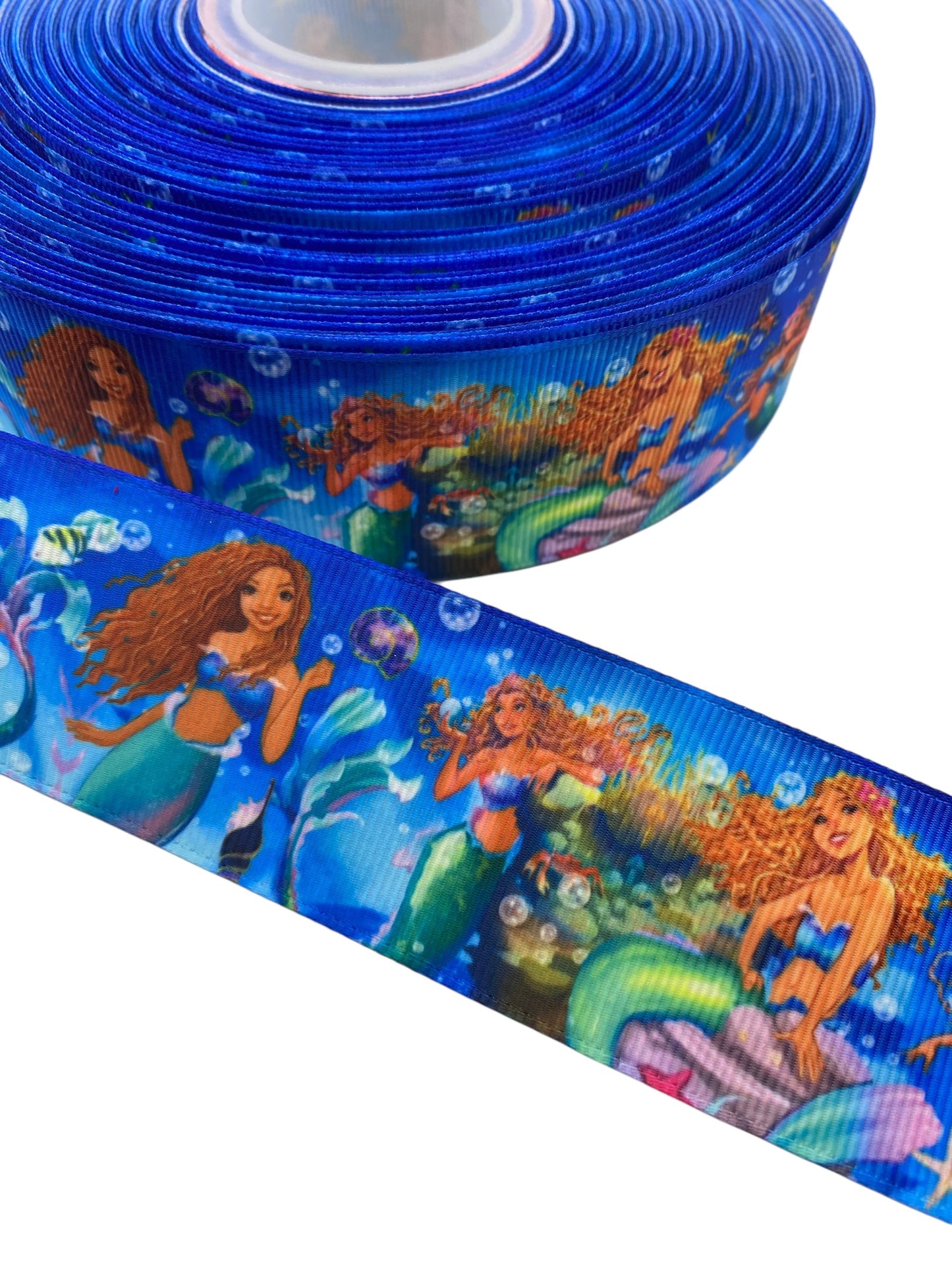 #C2 (38mm / 1.5 inch Ribbon, Black Little Mermaid(1 Yard) 🟢