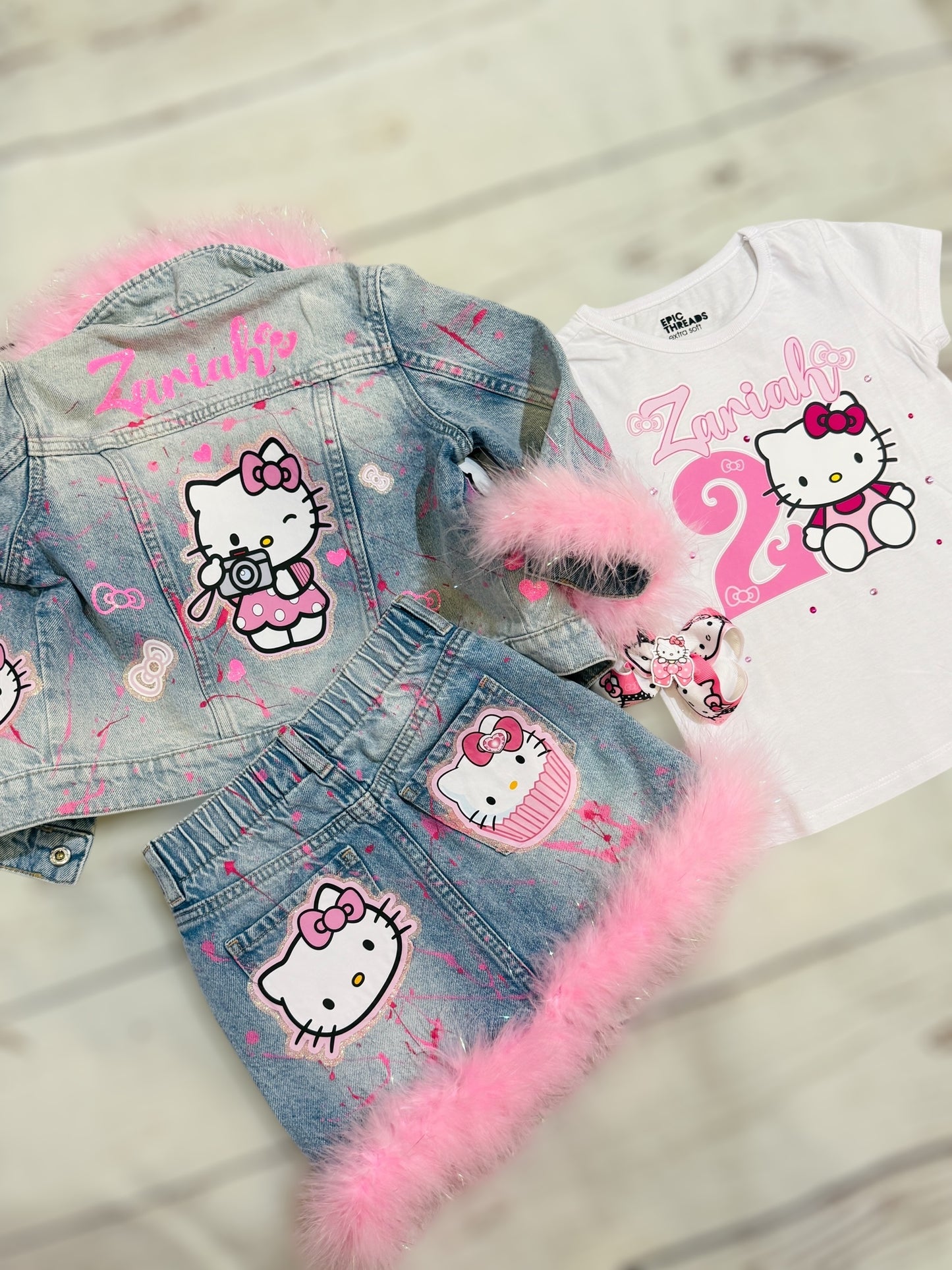 Hello Kitty Denim Set