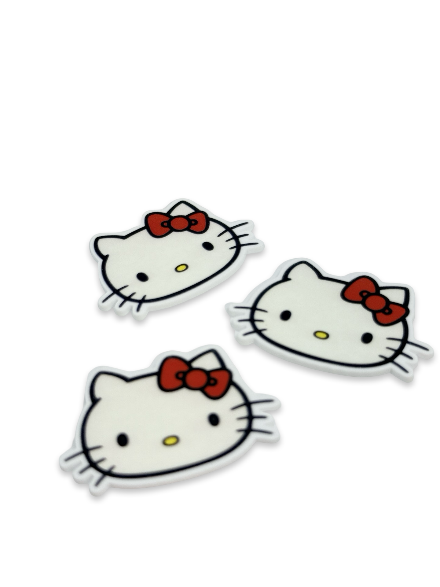 Hello Kitty Resin Planar (Price is for 1 Piece) red bow