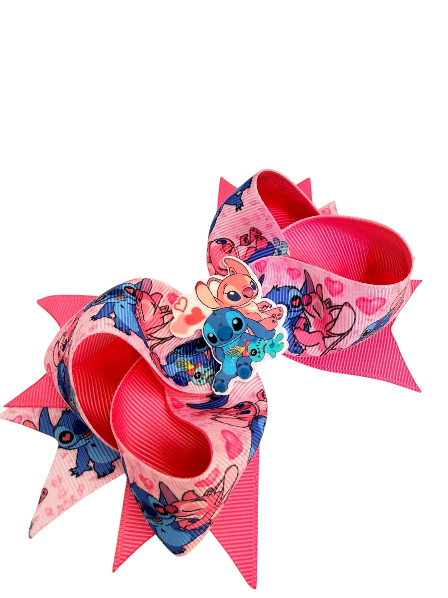 Angel and Stitch Hair clip, Angel and stitch Hair Accessories, Headband