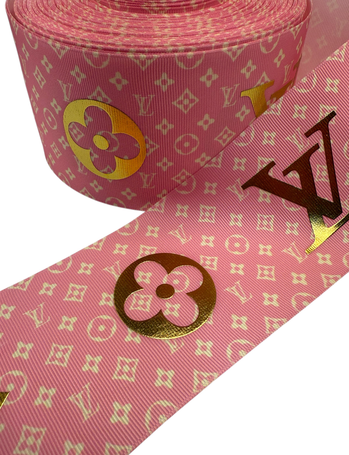 #321 (Foil Designer Ribbon) 1 yard, (75mm/3inch Ribbon)🔴